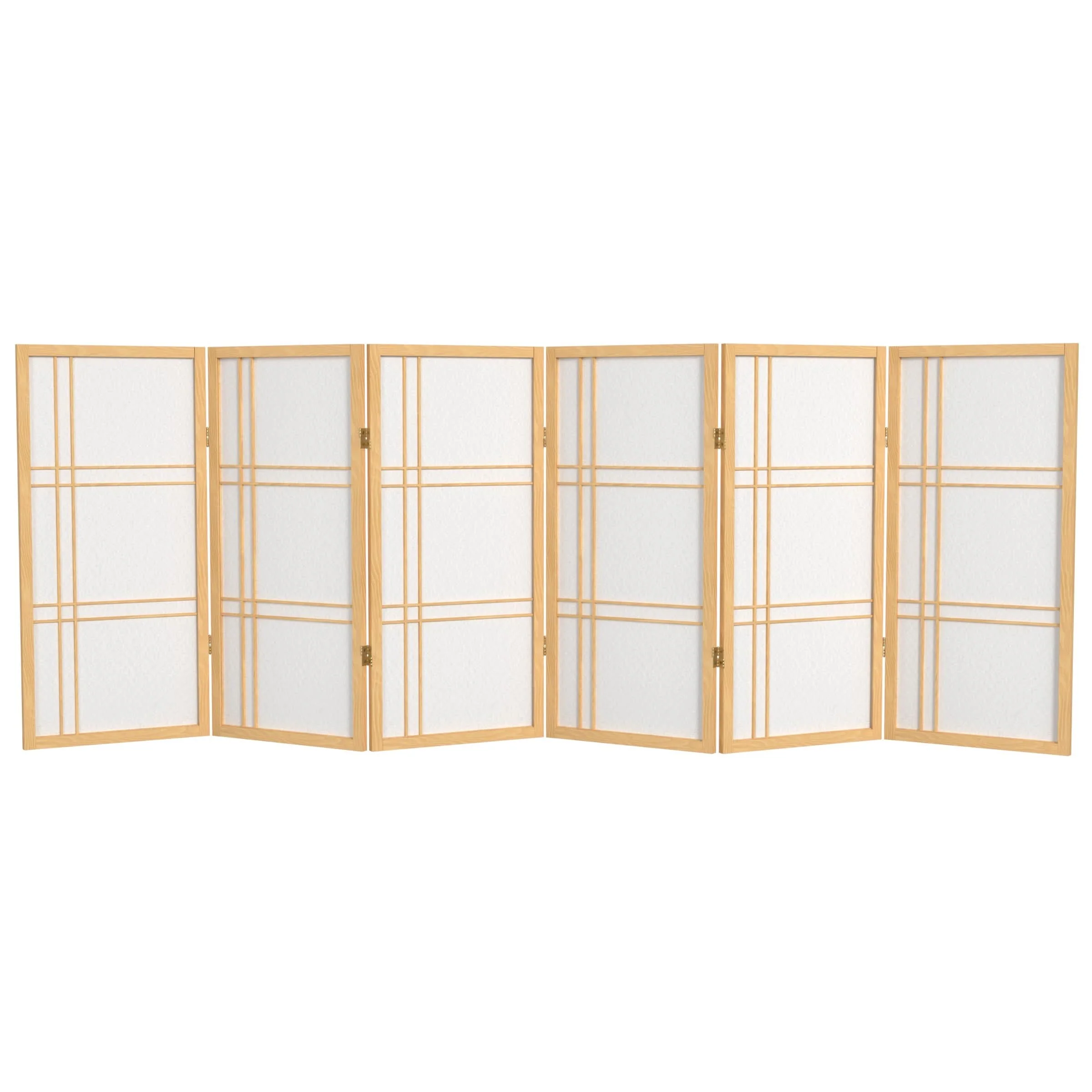 3 ft. Short Double Cross Shoji Screen - Image 12
