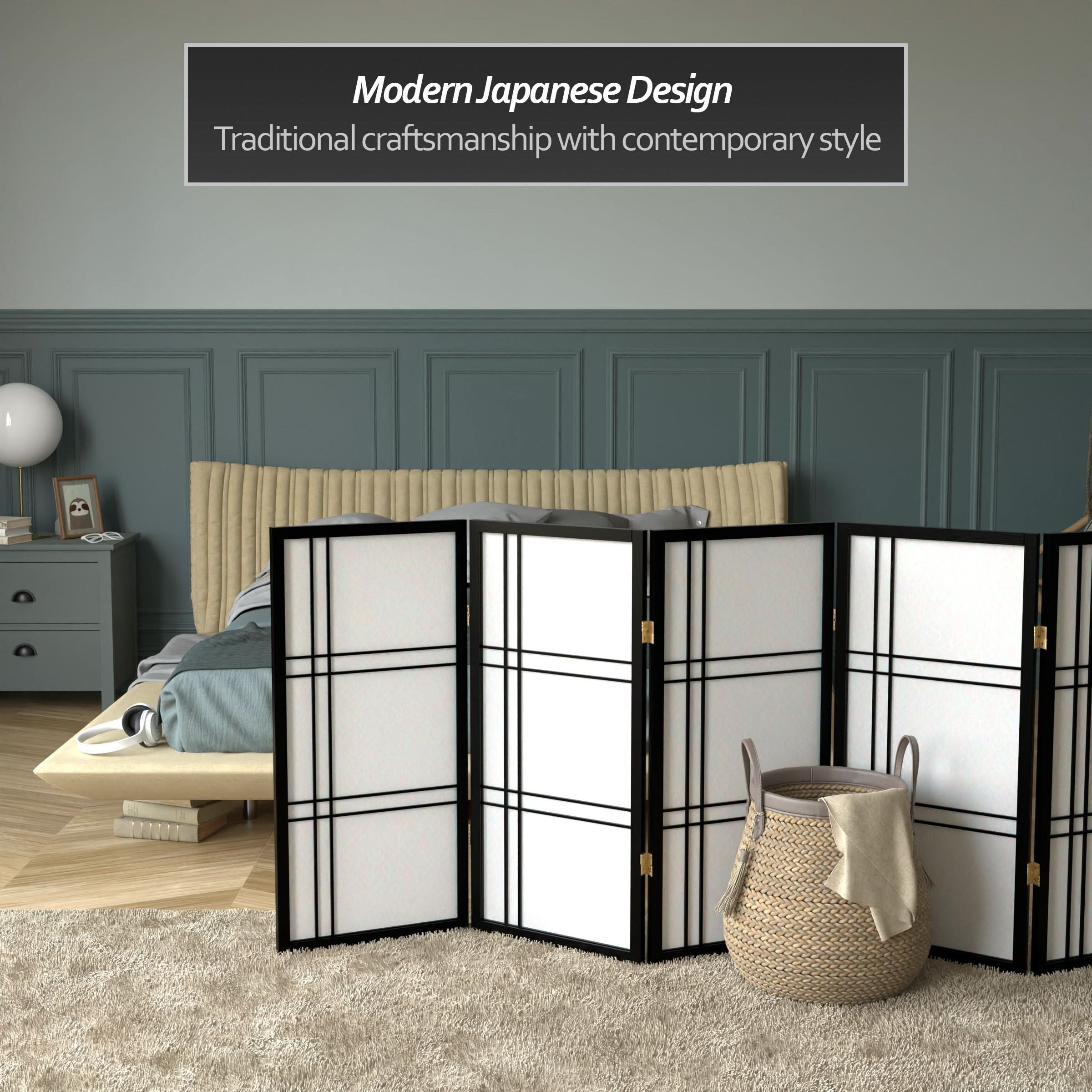 3 ft. Short Double Cross Shoji Screen - Image 24