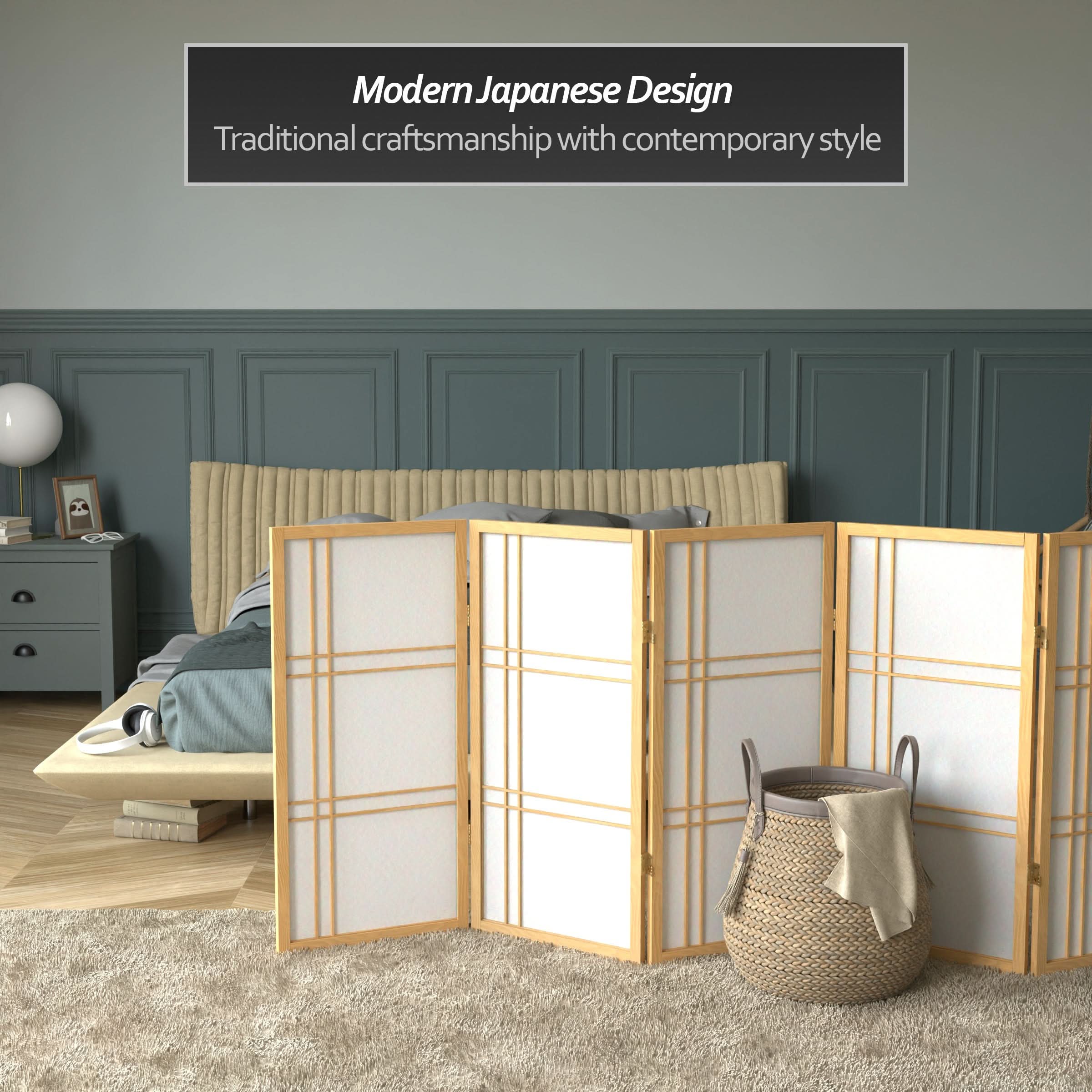 3 ft. Short Double Cross Shoji Screen - Image 32