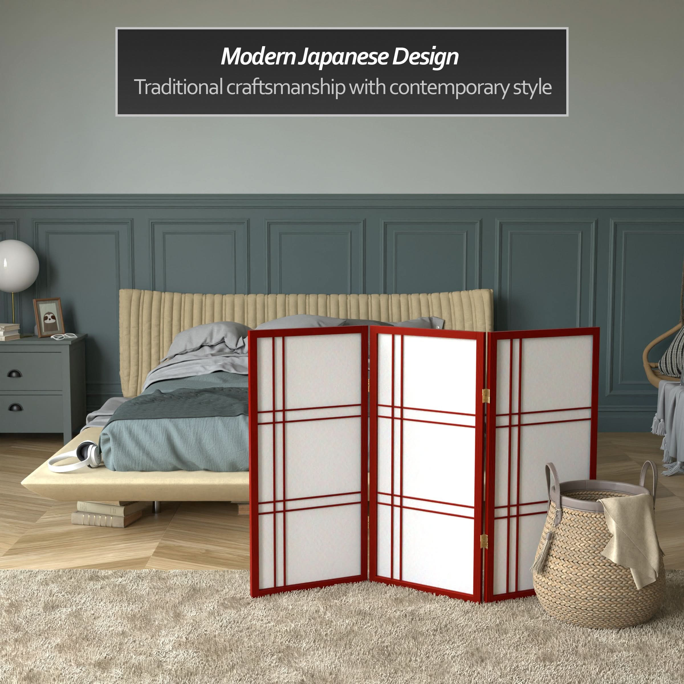 3 ft. Short Double Cross Shoji Screen - Image 34