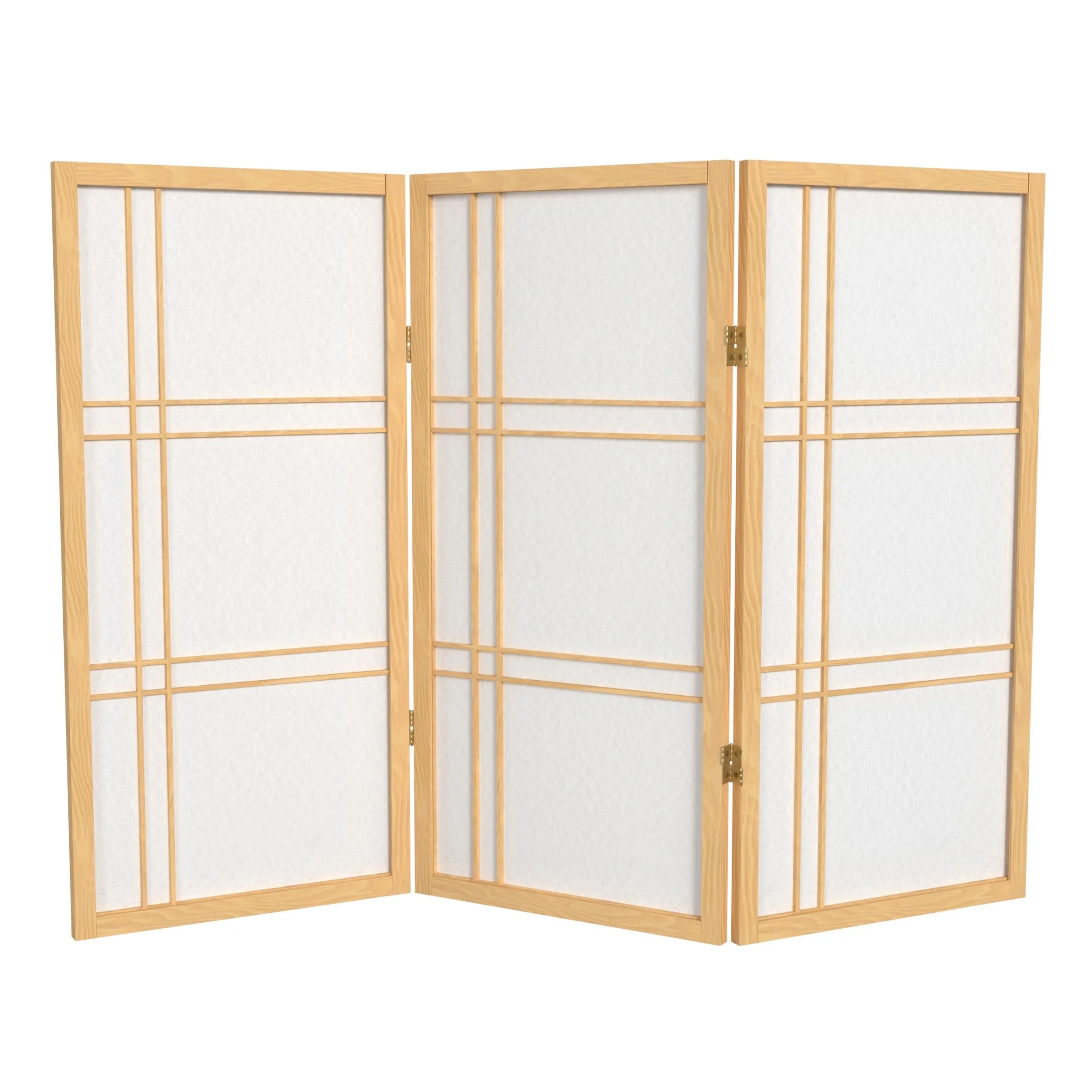 3 ft. Short Double Cross Shoji Screen - Image 9