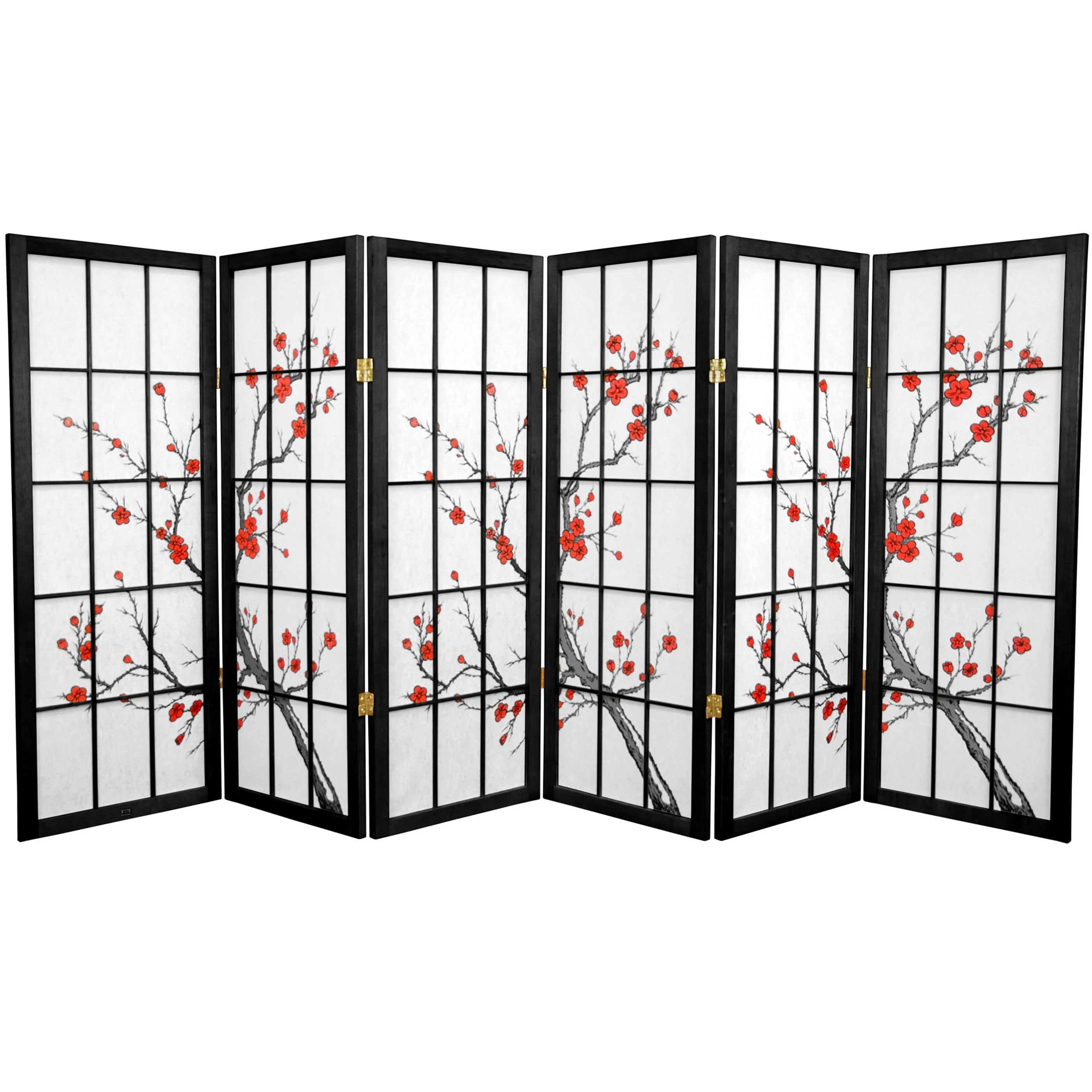 4 ft. Short Cherry Blossom Shoji Screen - Image 2