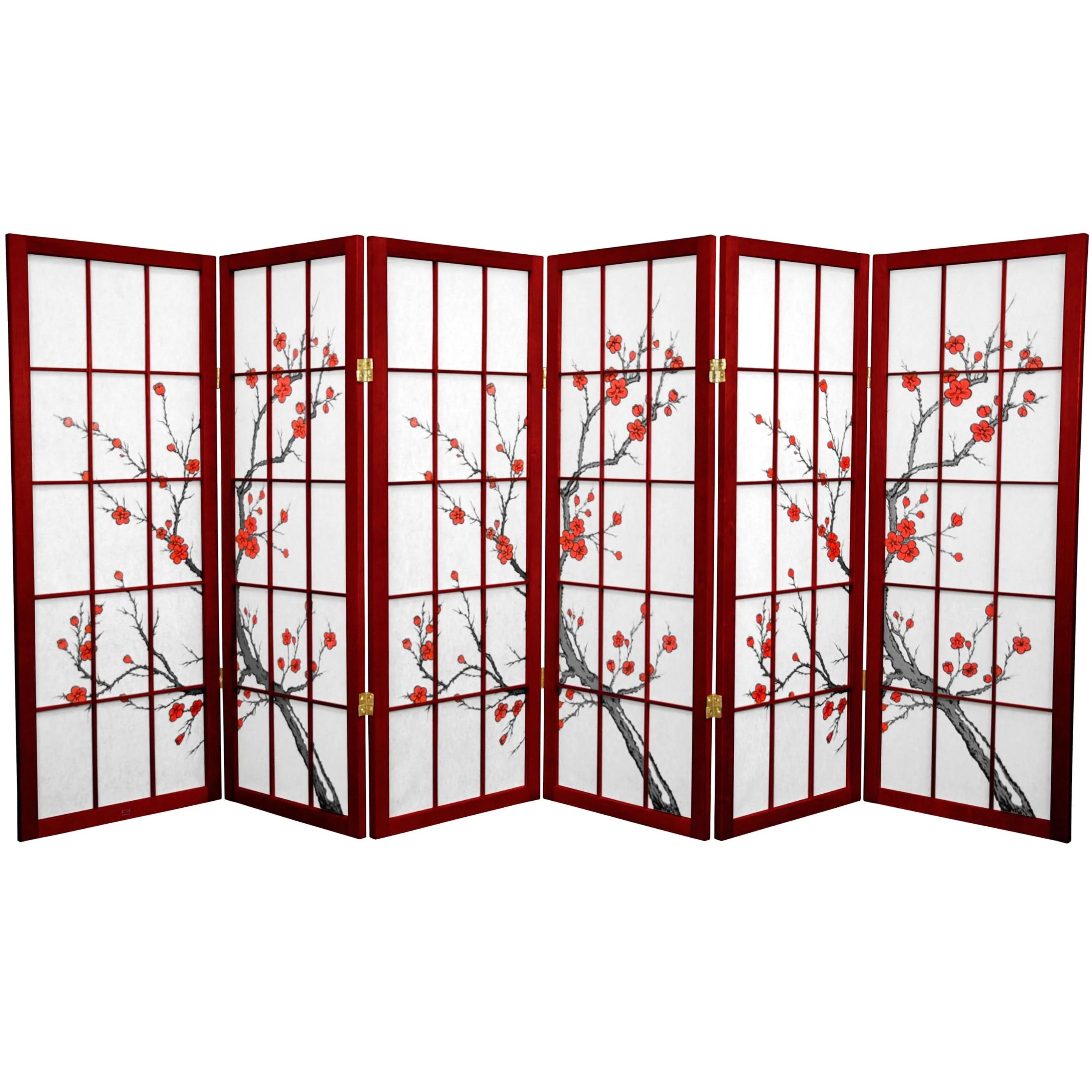 4 ft. Short Cherry Blossom Shoji Screen - Image 8