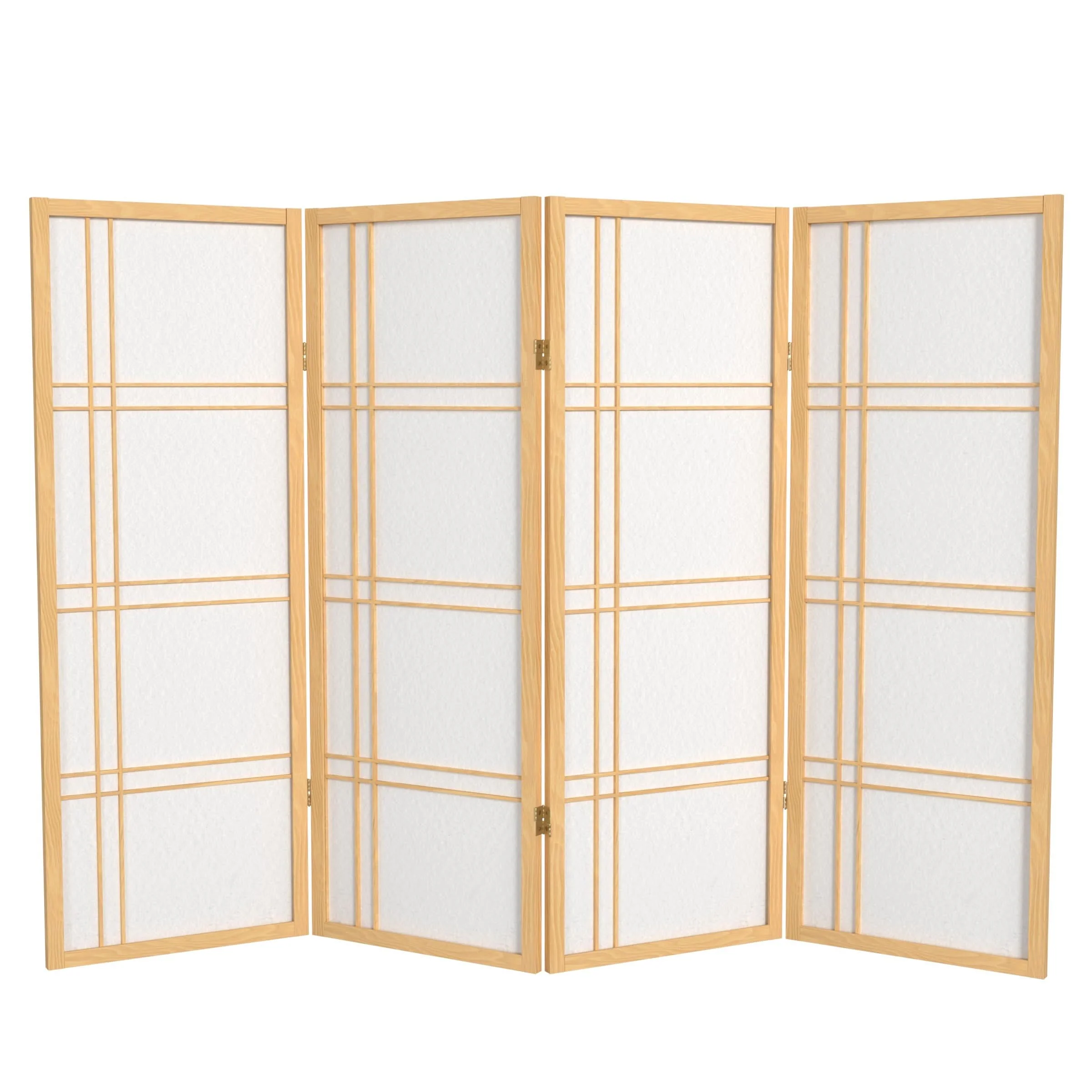 4 ft. Short Double Cross Shoji Screen - Image 10