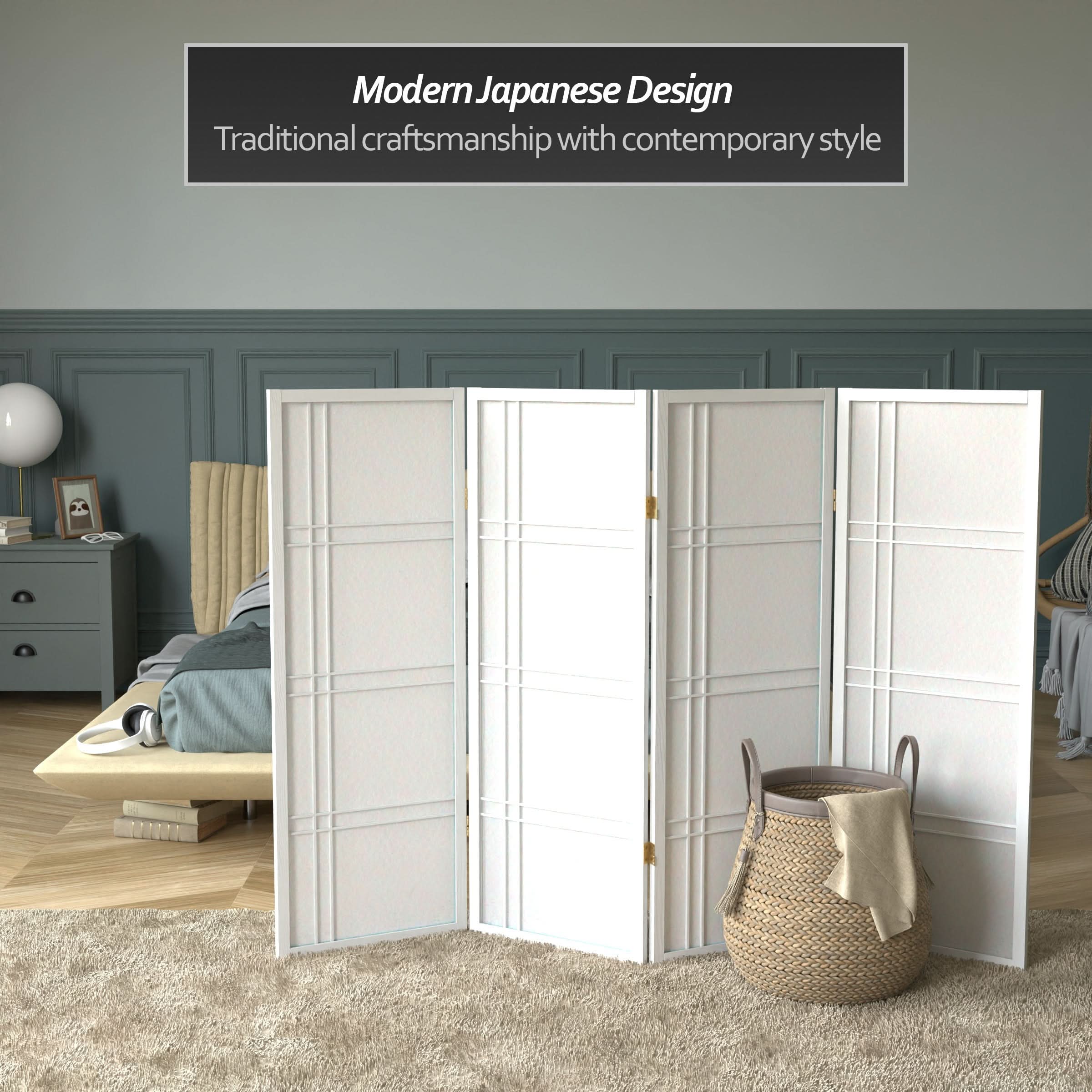 4 ft. Short Double Cross Shoji Screen - Image 39