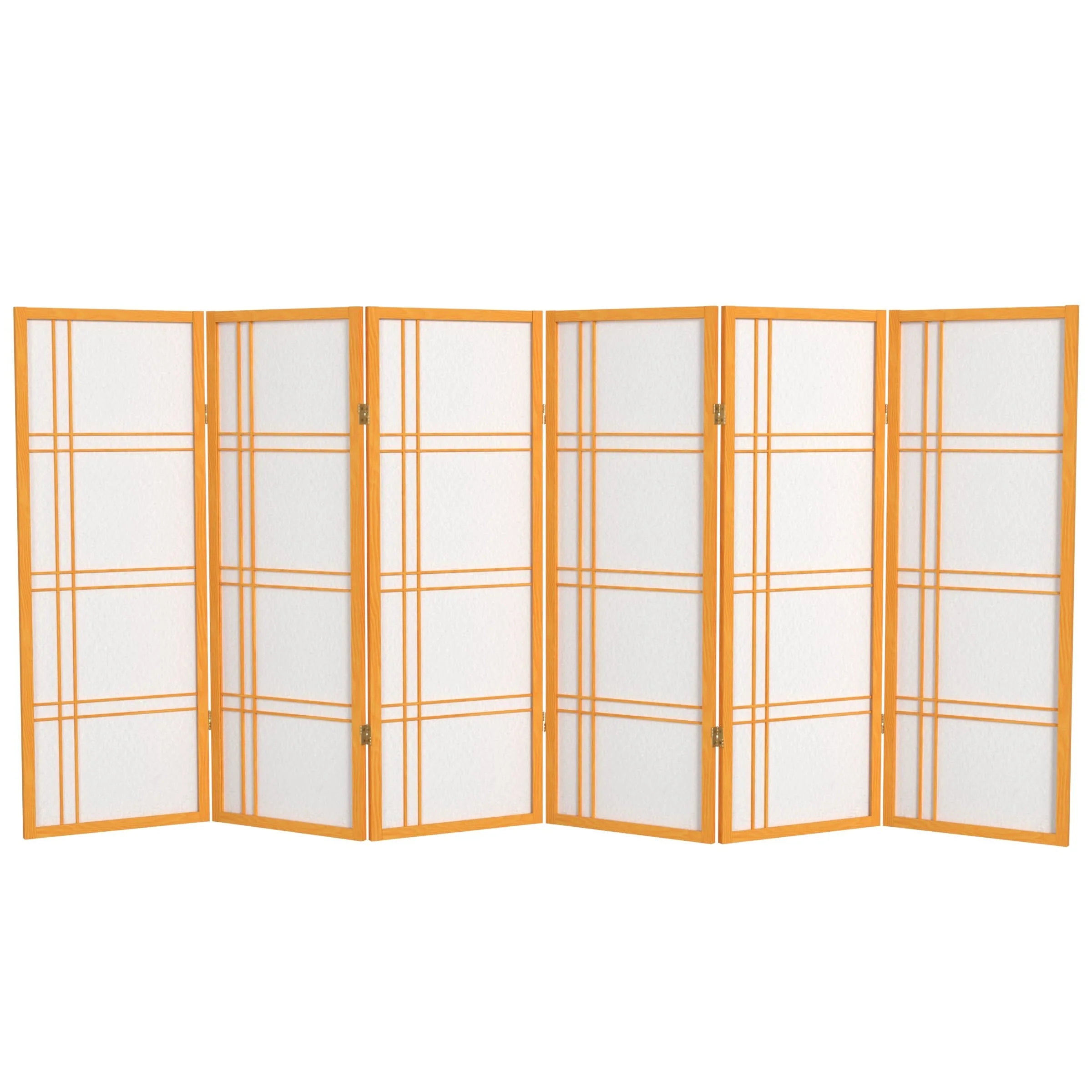 4 ft. Short Double Cross Shoji Screen - Image 8
