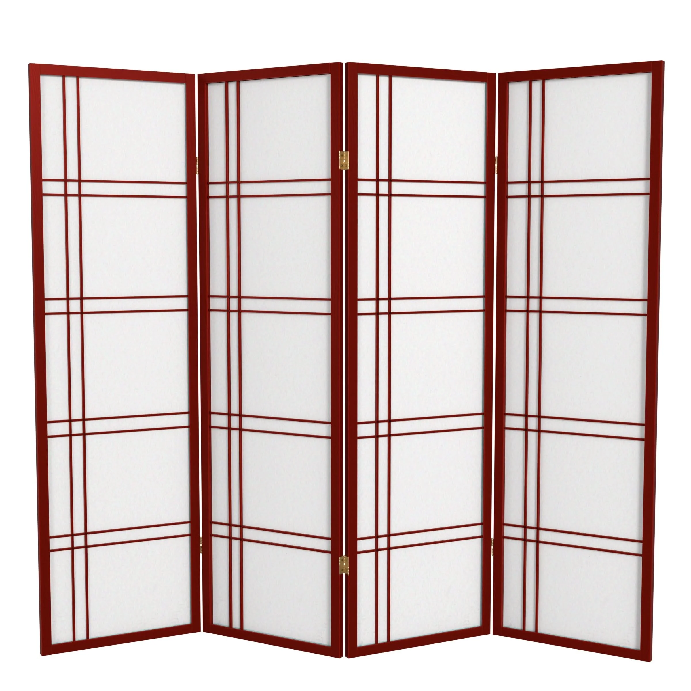 5 ft. Tall Double Cross Shoji Screen - Image 14