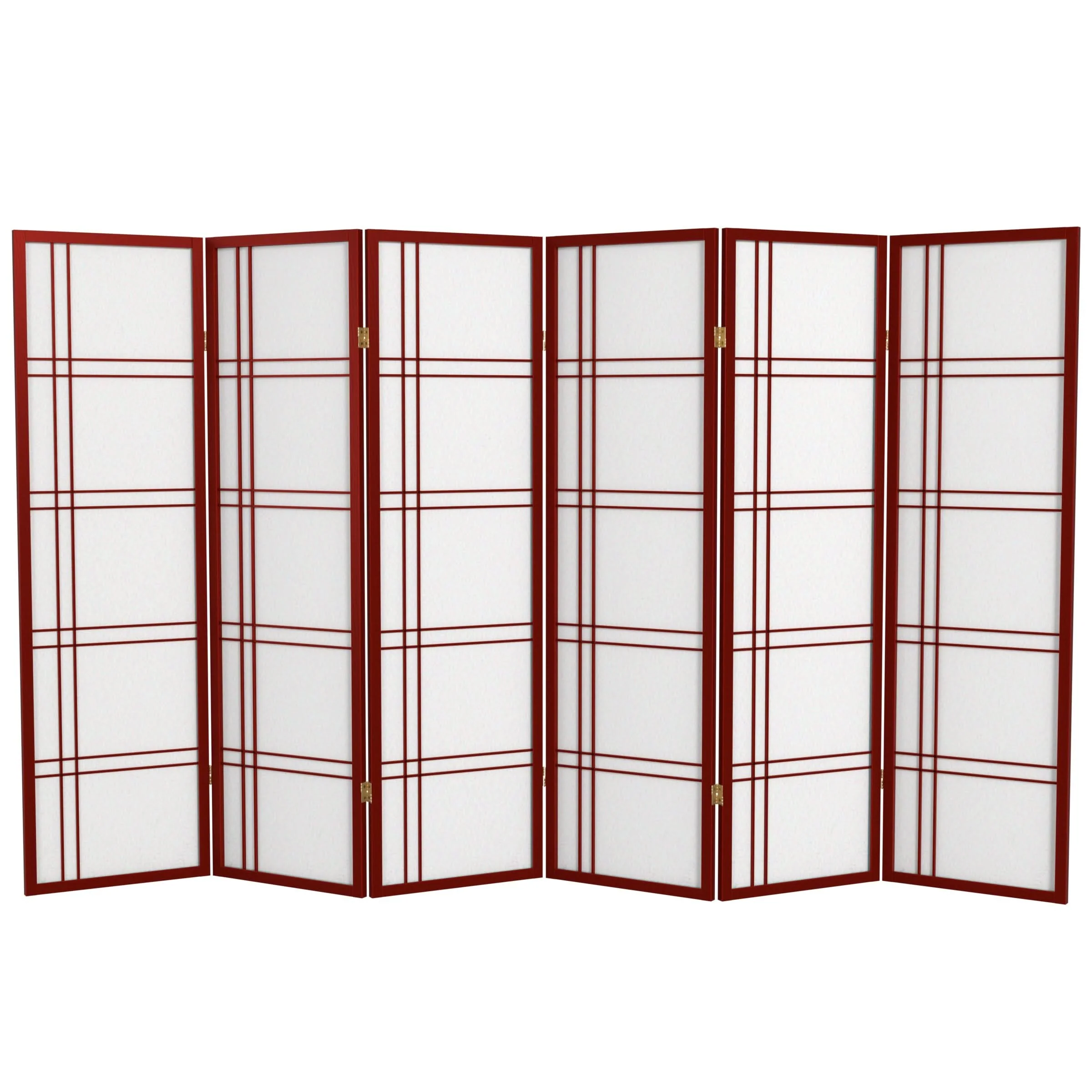 5 ft. Tall Double Cross Shoji Screen - Image 16