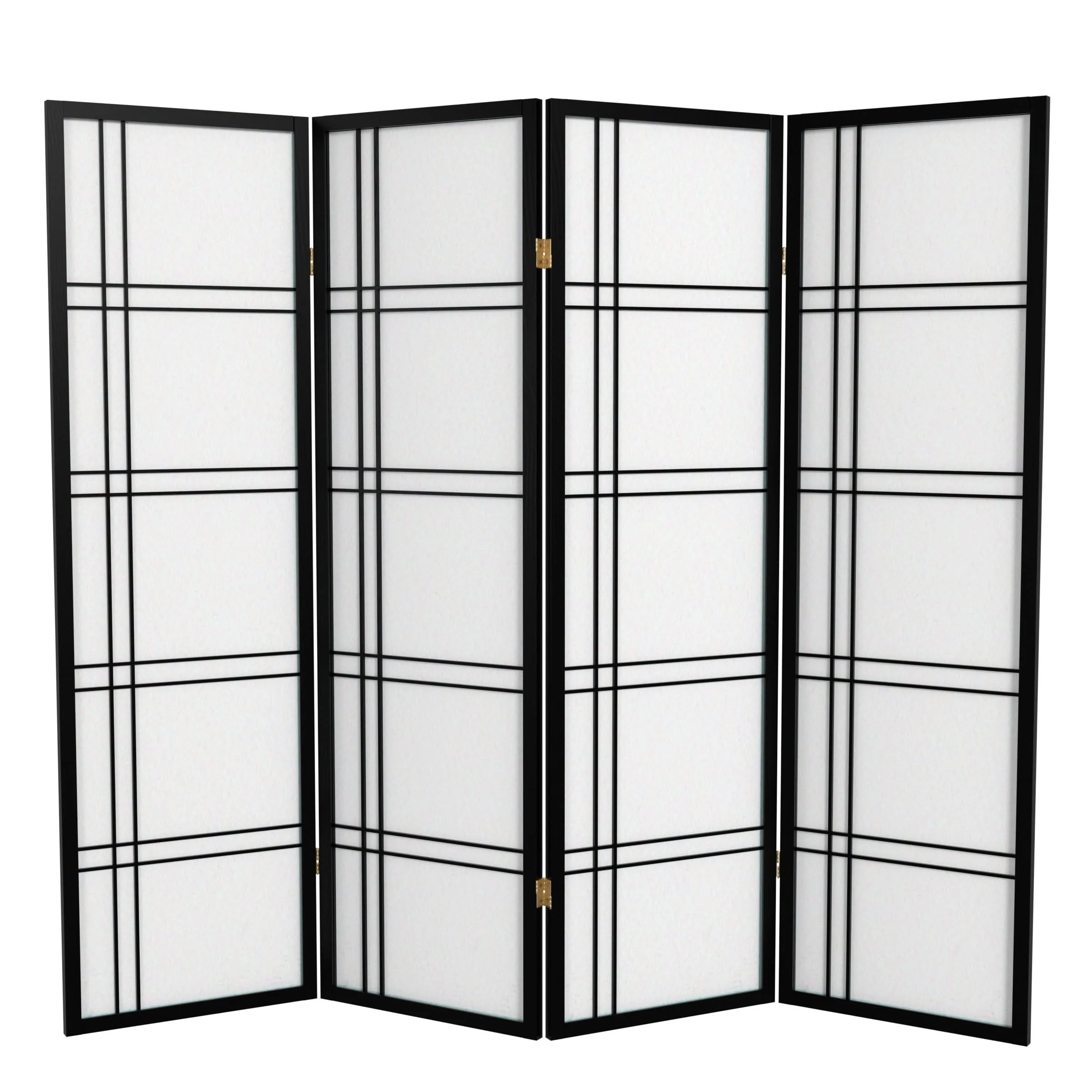 5 ft. Tall Double Cross Shoji Screen - Image 2