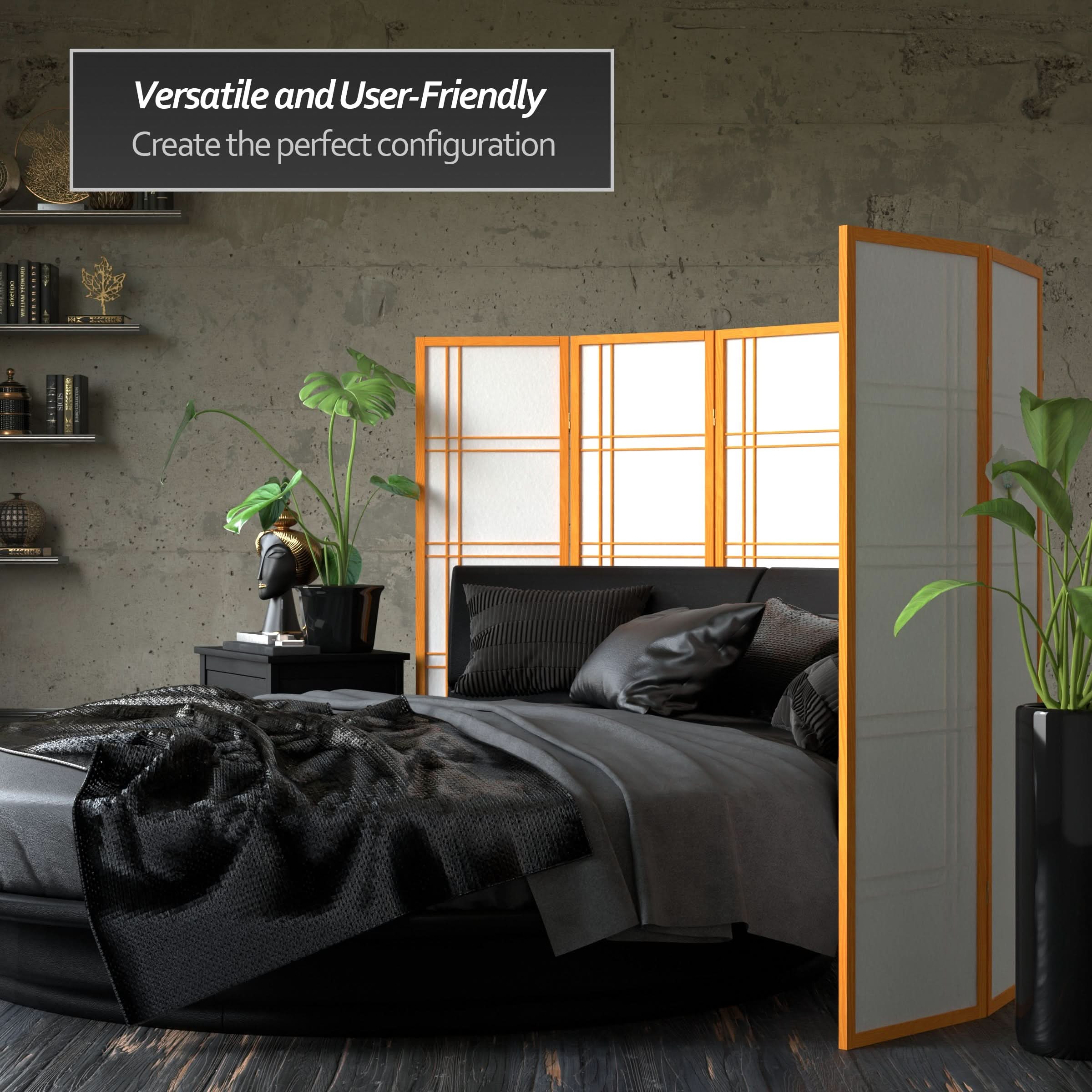 5 ft. Tall Double Cross Shoji Screen - Image 55