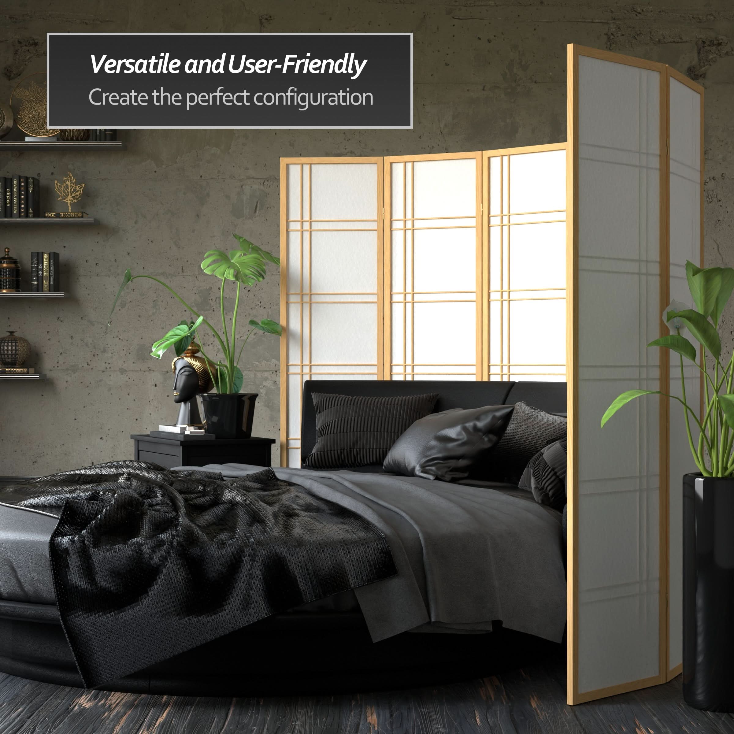 6 ft. Tall Double Cross Shoji Screen - Image 110