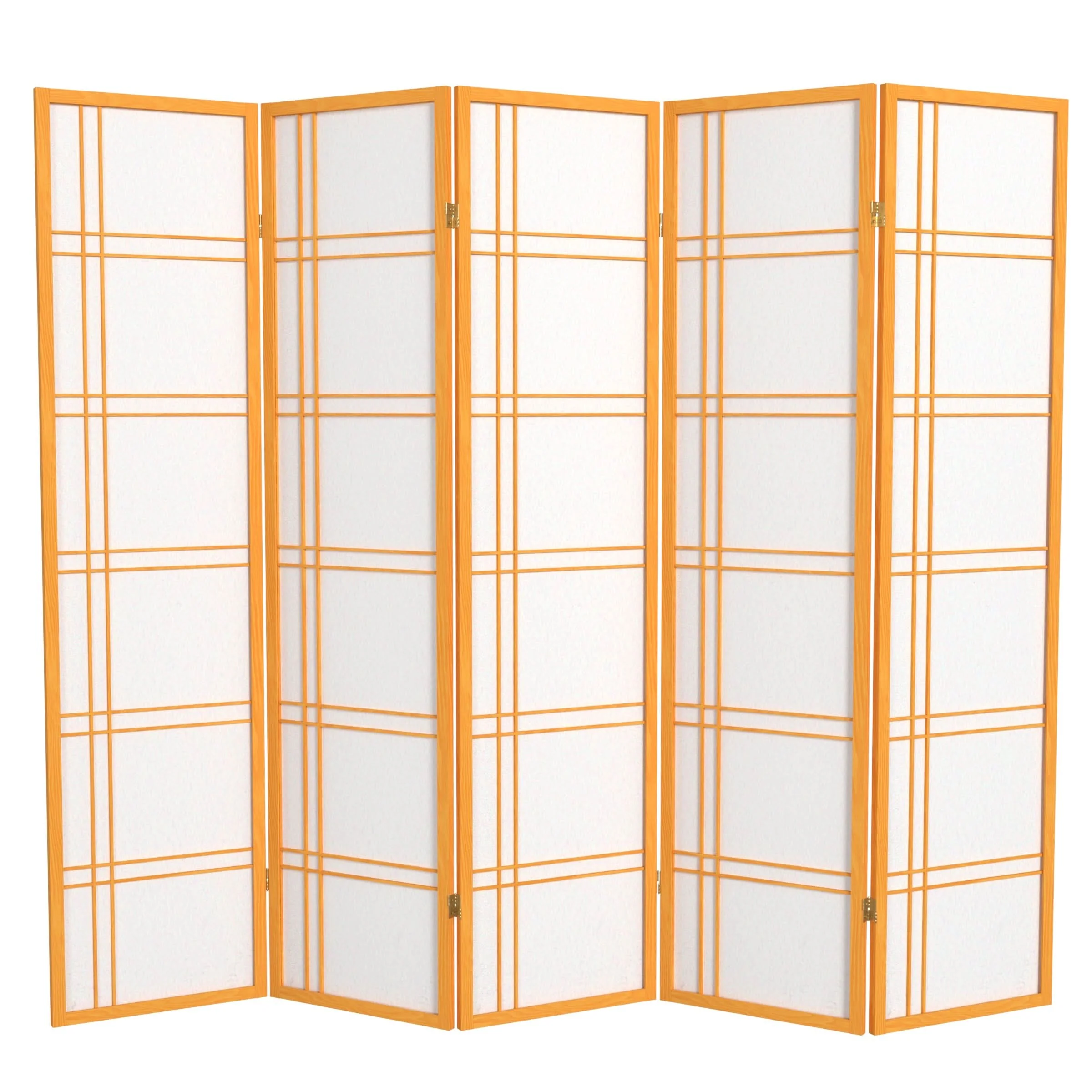 6 ft. Tall Double Cross Shoji Screen - Image 16