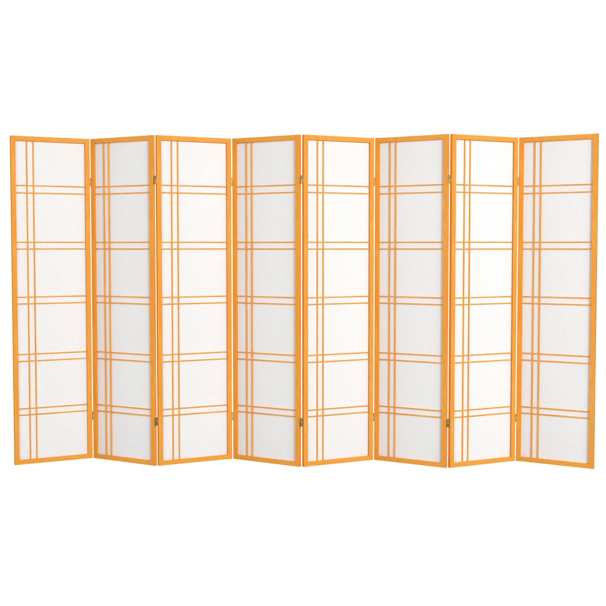 6 ft. Tall Double Cross Shoji Screen - Image 18