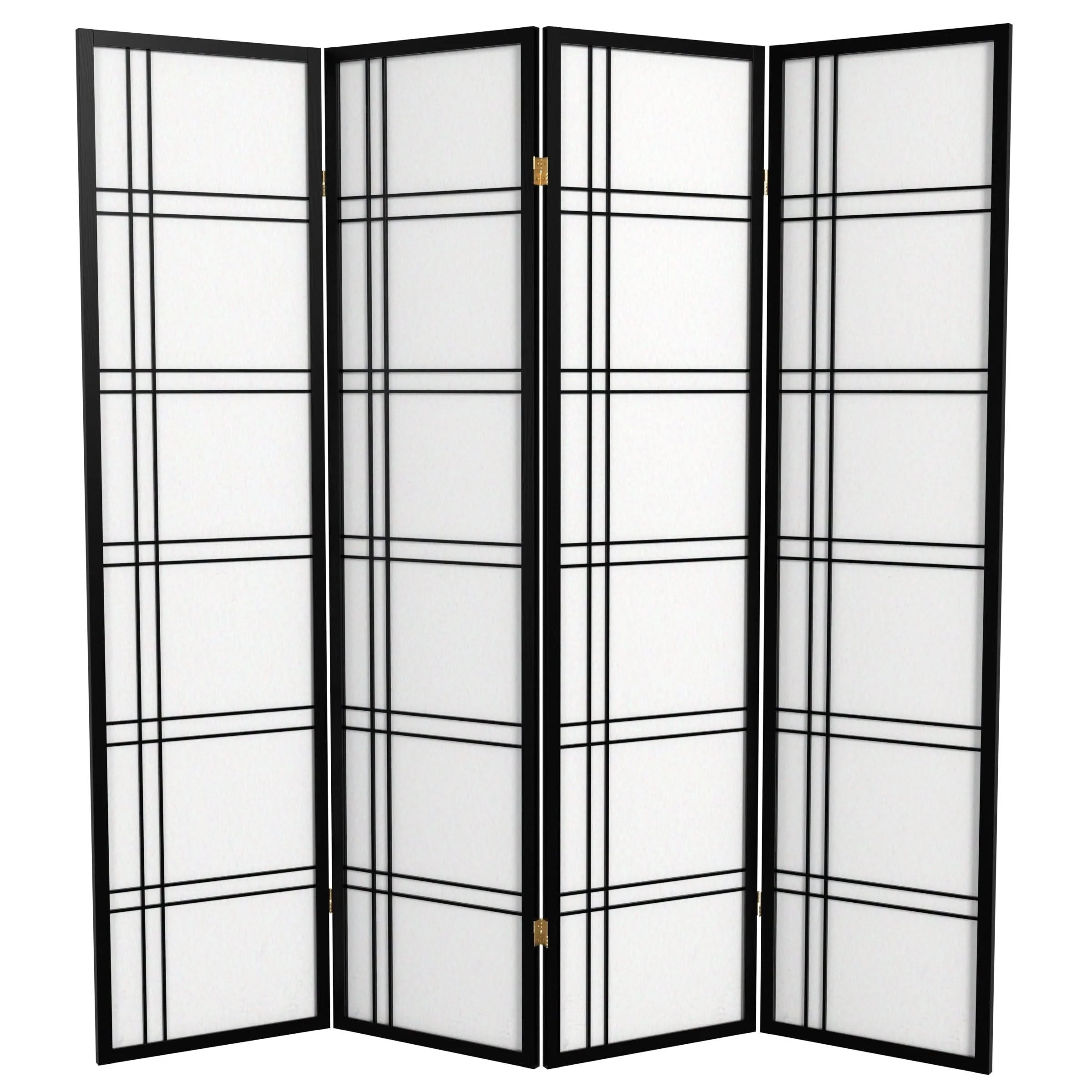 6 ft. Tall Double Cross Shoji Screen - Image 2