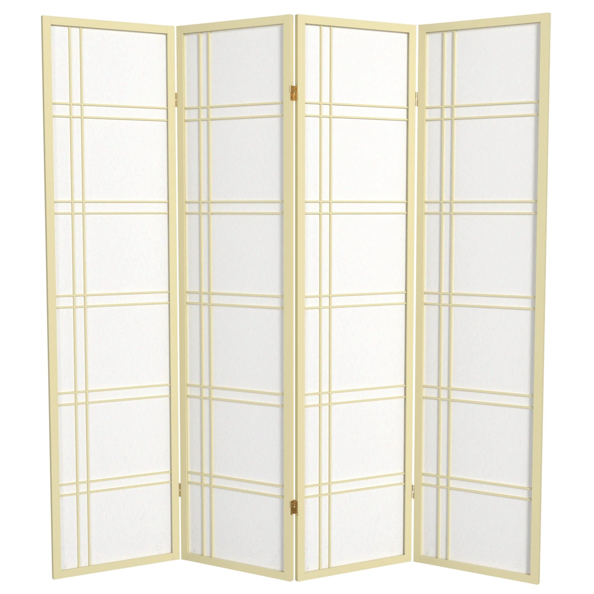 6 ft. Tall Double Cross Shoji Screen - Image 20