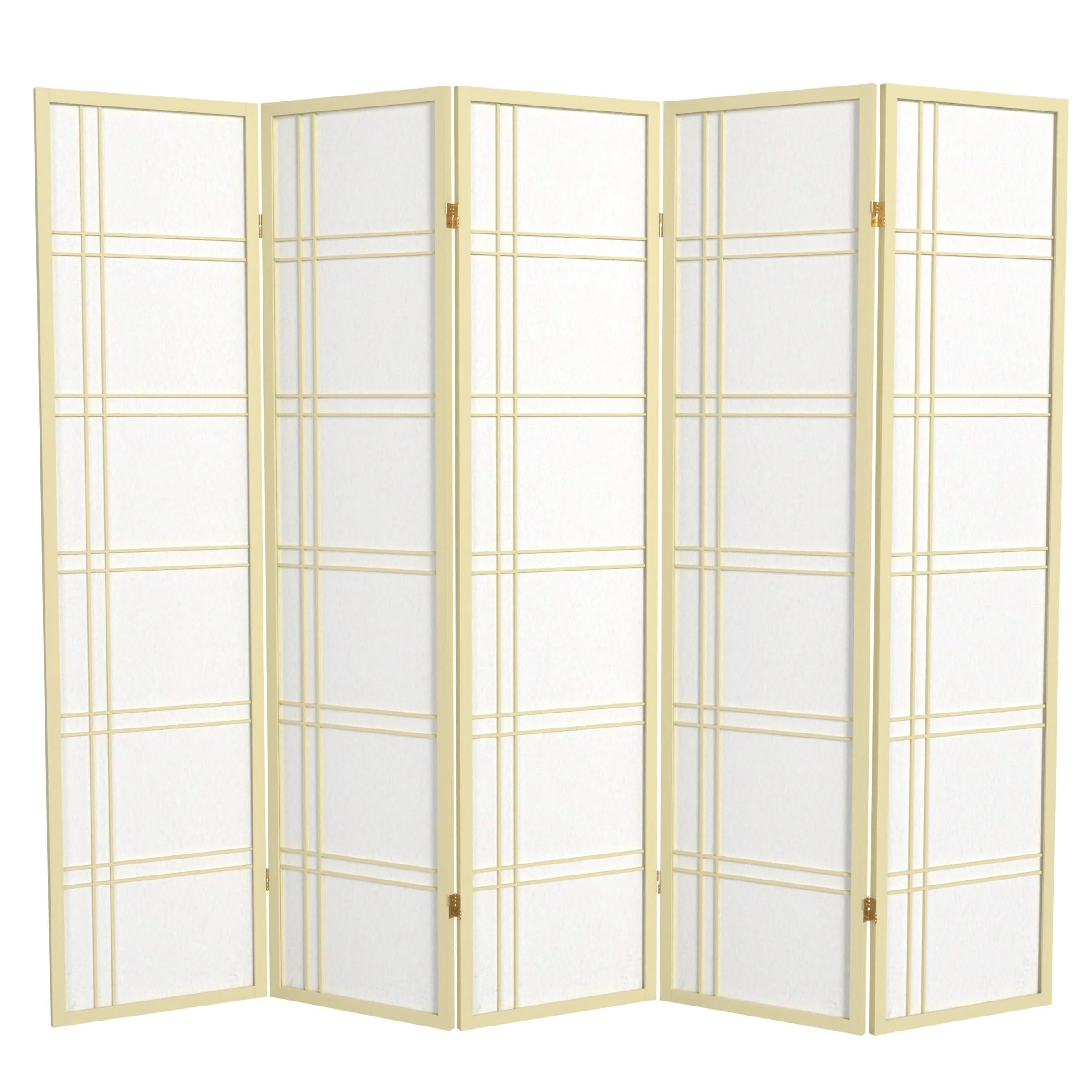 6 ft. Tall Double Cross Shoji Screen - Image 21