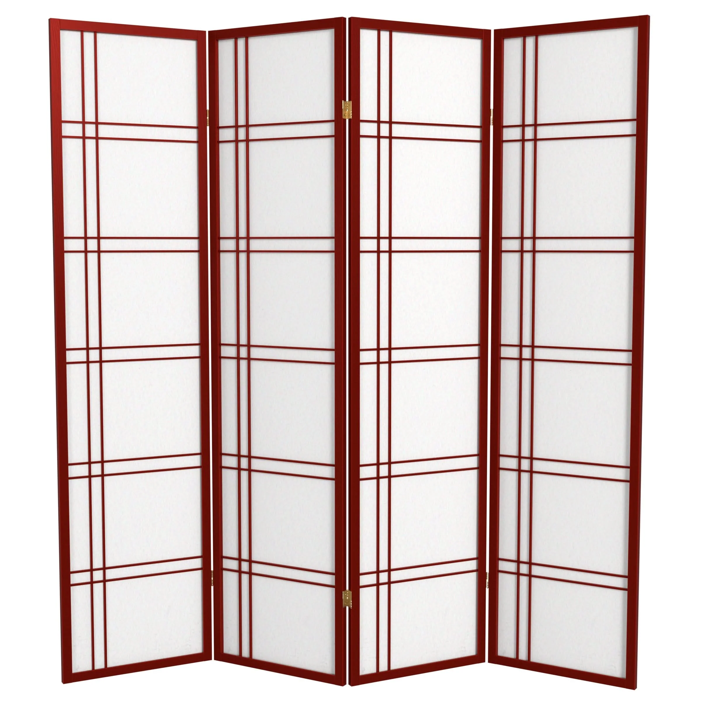 6 ft. Tall Double Cross Shoji Screen - Image 29