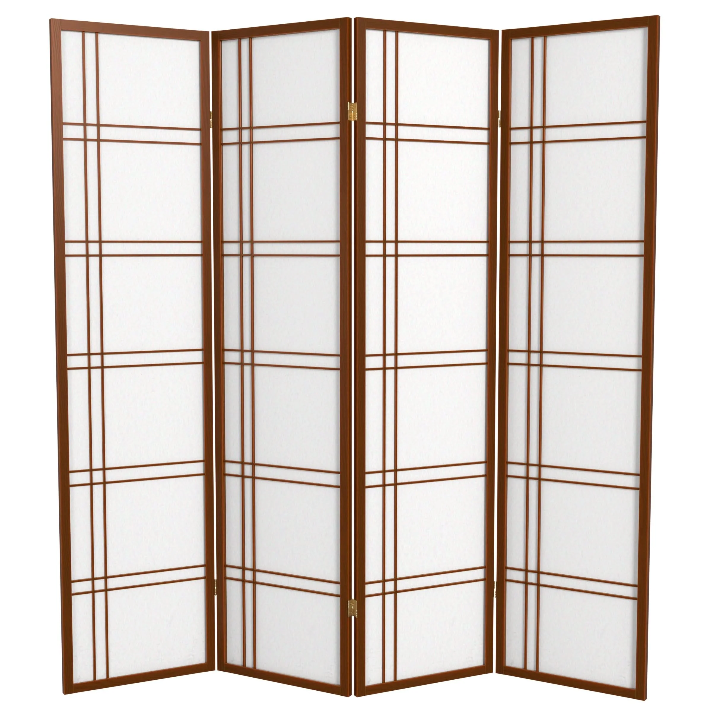 6 ft. Tall Double Cross Shoji Screen - Image 34