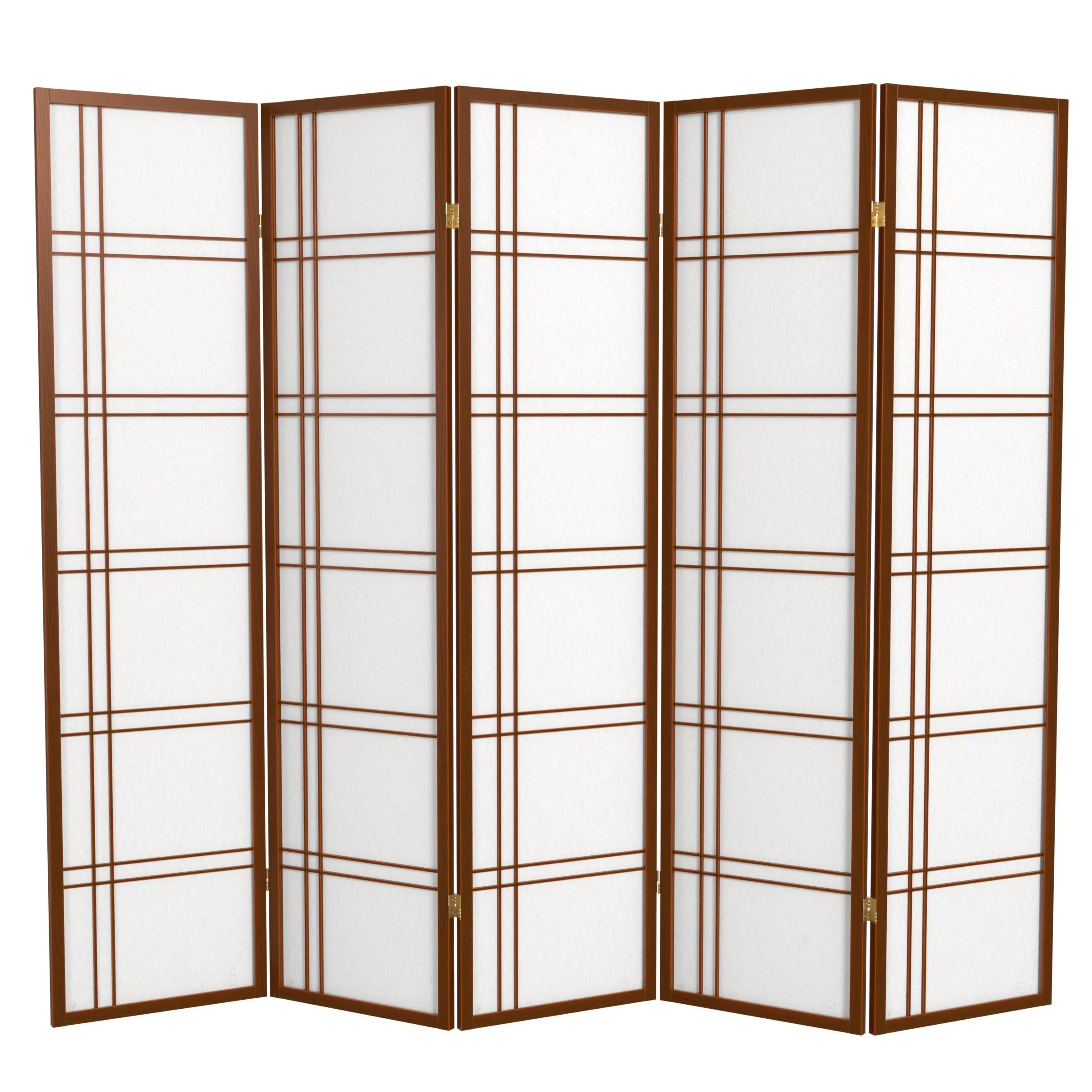 6 ft. Tall Double Cross Shoji Screen - Image 35