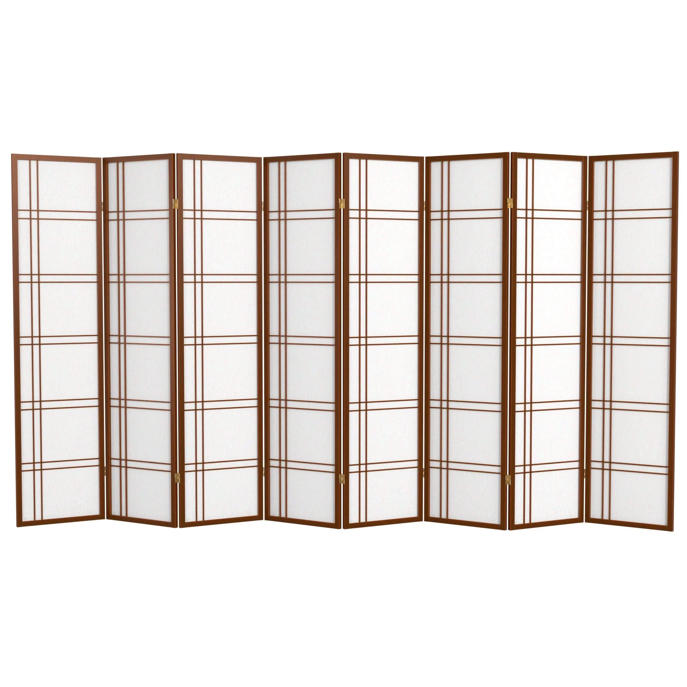 6 ft. Tall Double Cross Shoji Screen - Image 37