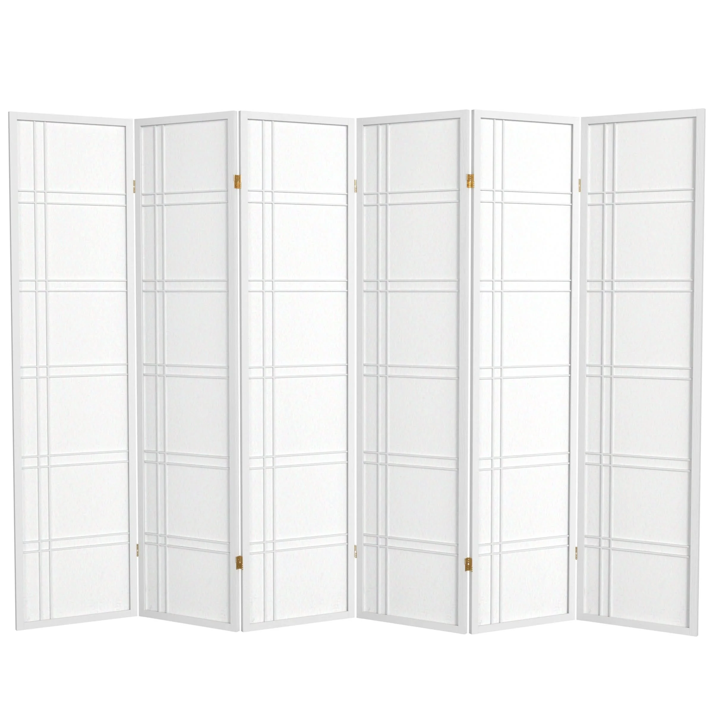6 ft. Tall Double Cross Shoji Screen - Image 41