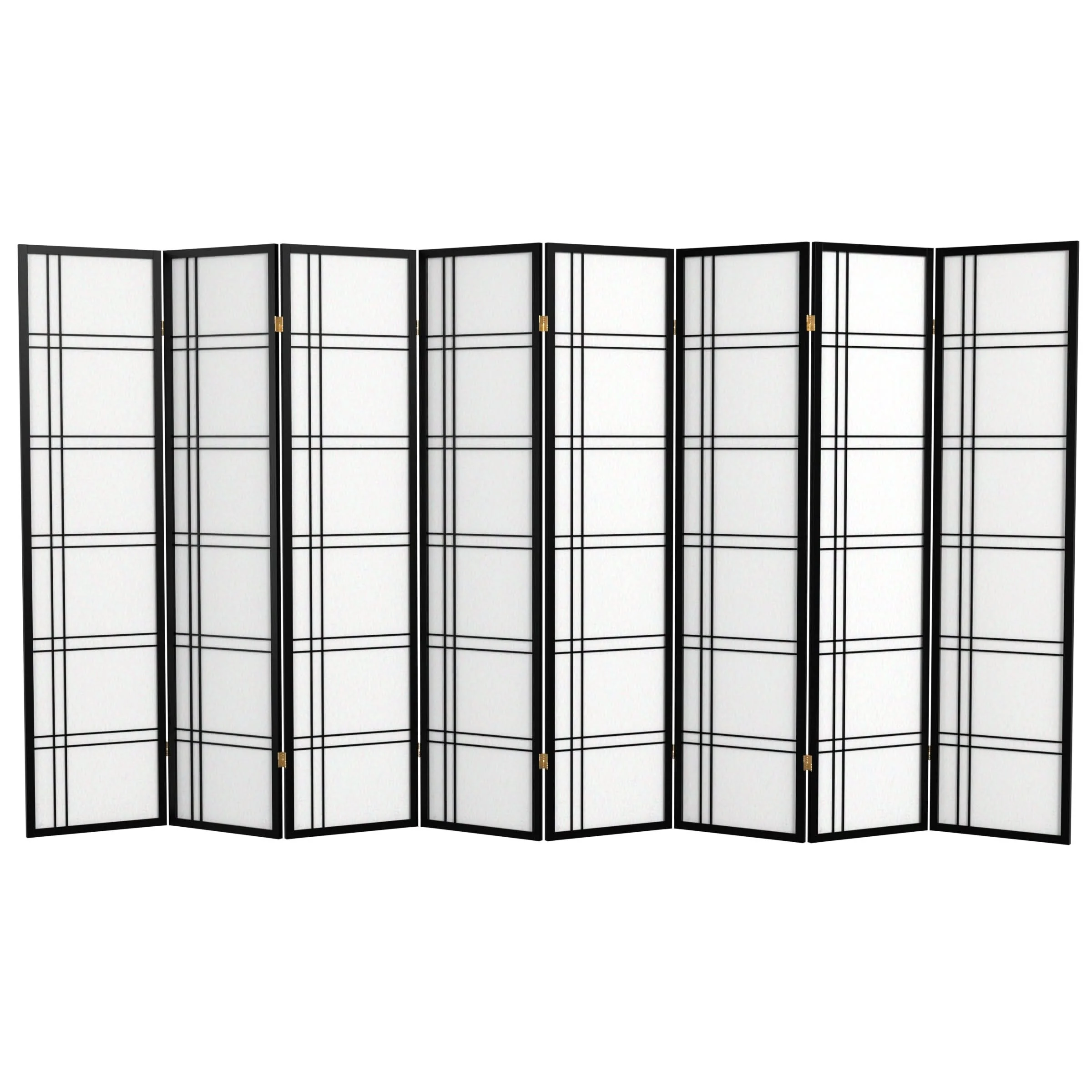 6 ft. Tall Double Cross Shoji Screen - Image 5
