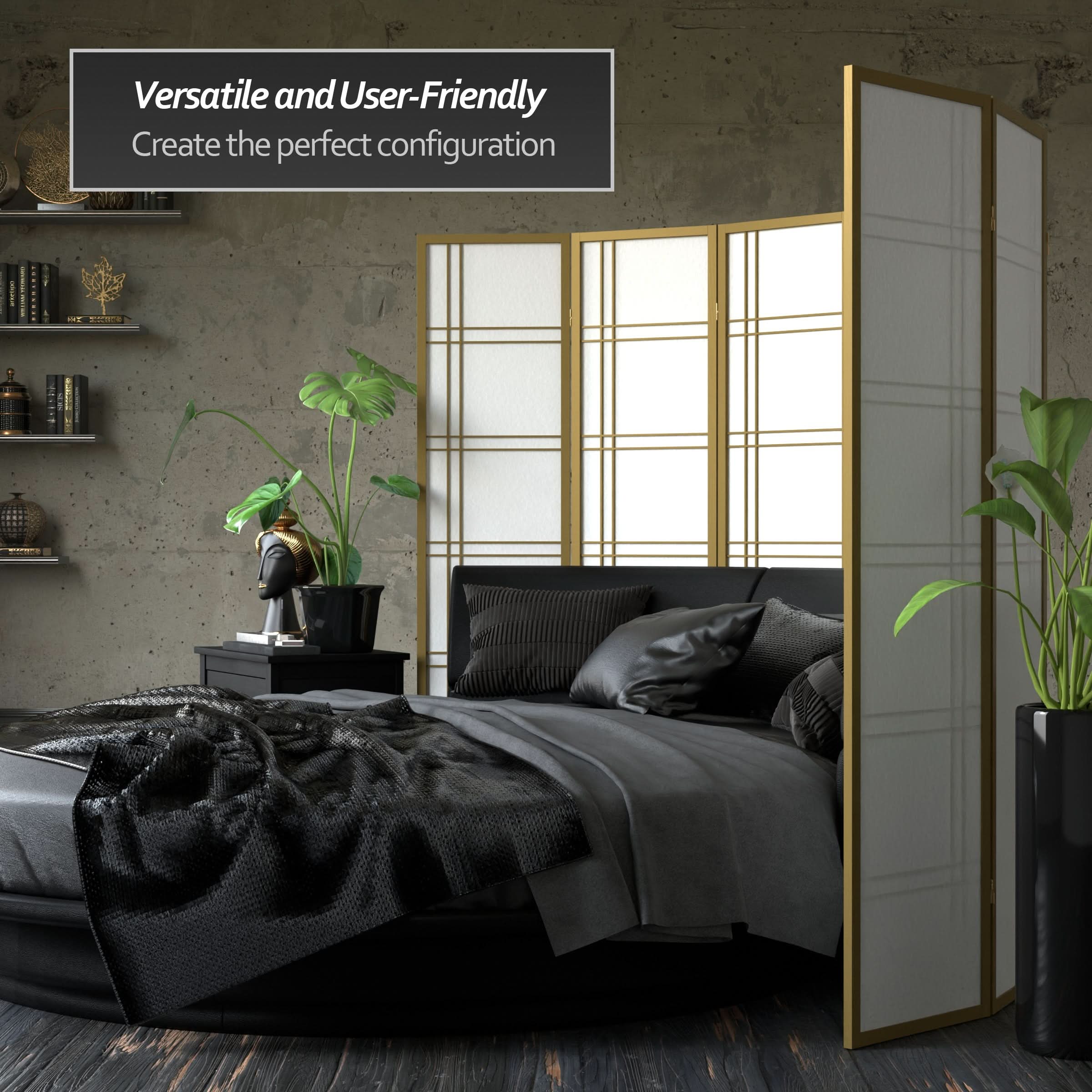 6 ft. Tall Double Cross Shoji Screen - Image 90