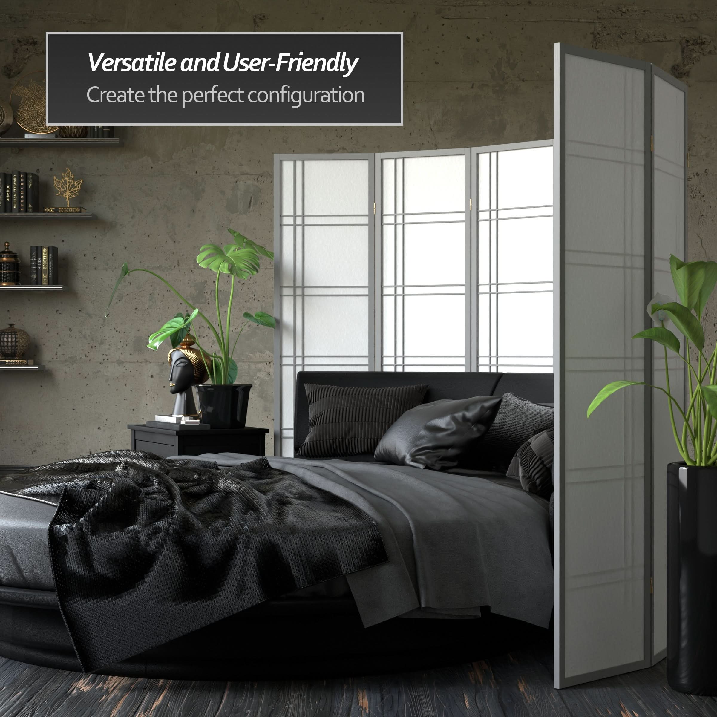 6 ft. Tall Double Cross Shoji Screen - Image 96