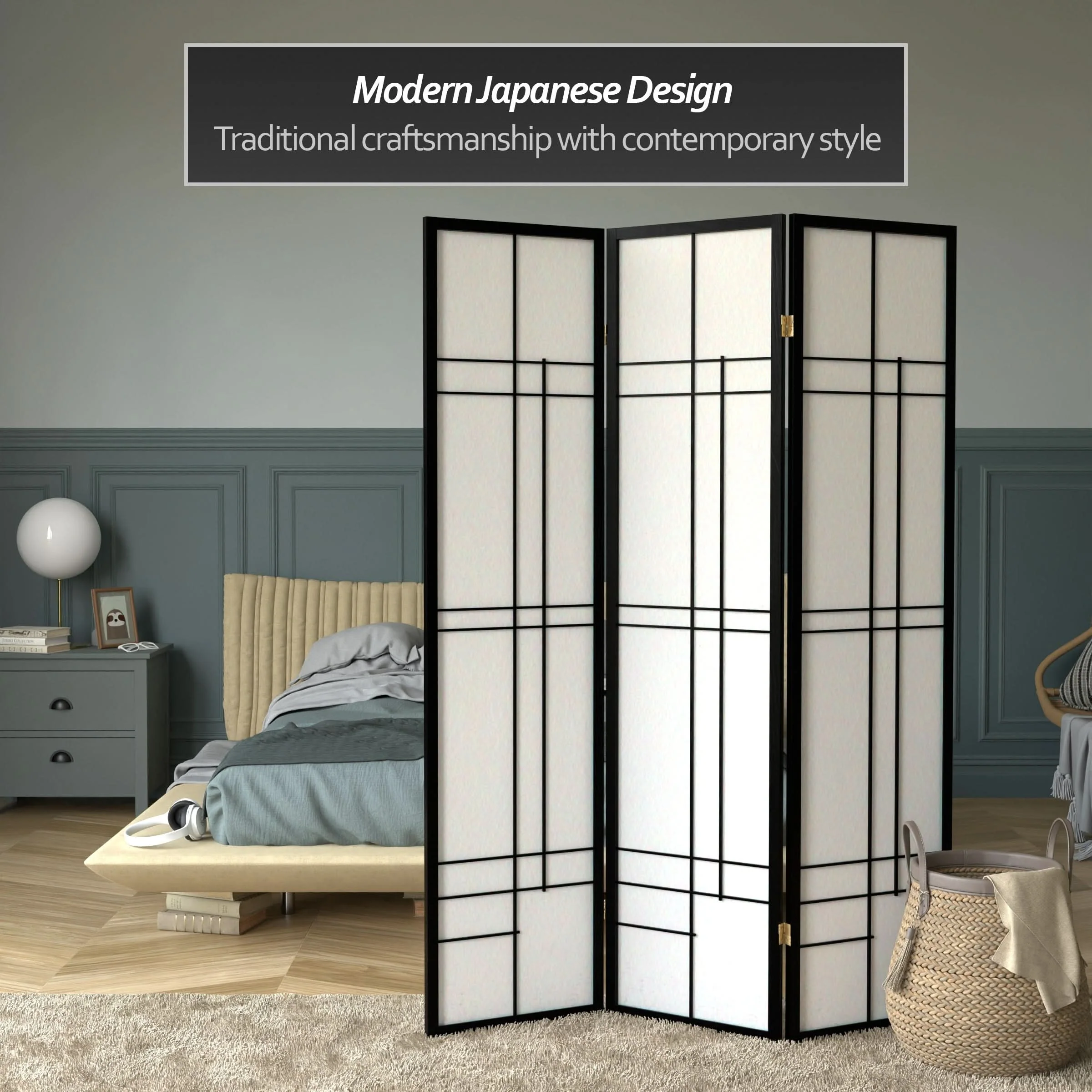 6 ft. Tall Etudes Shoji Screen - Image 15
