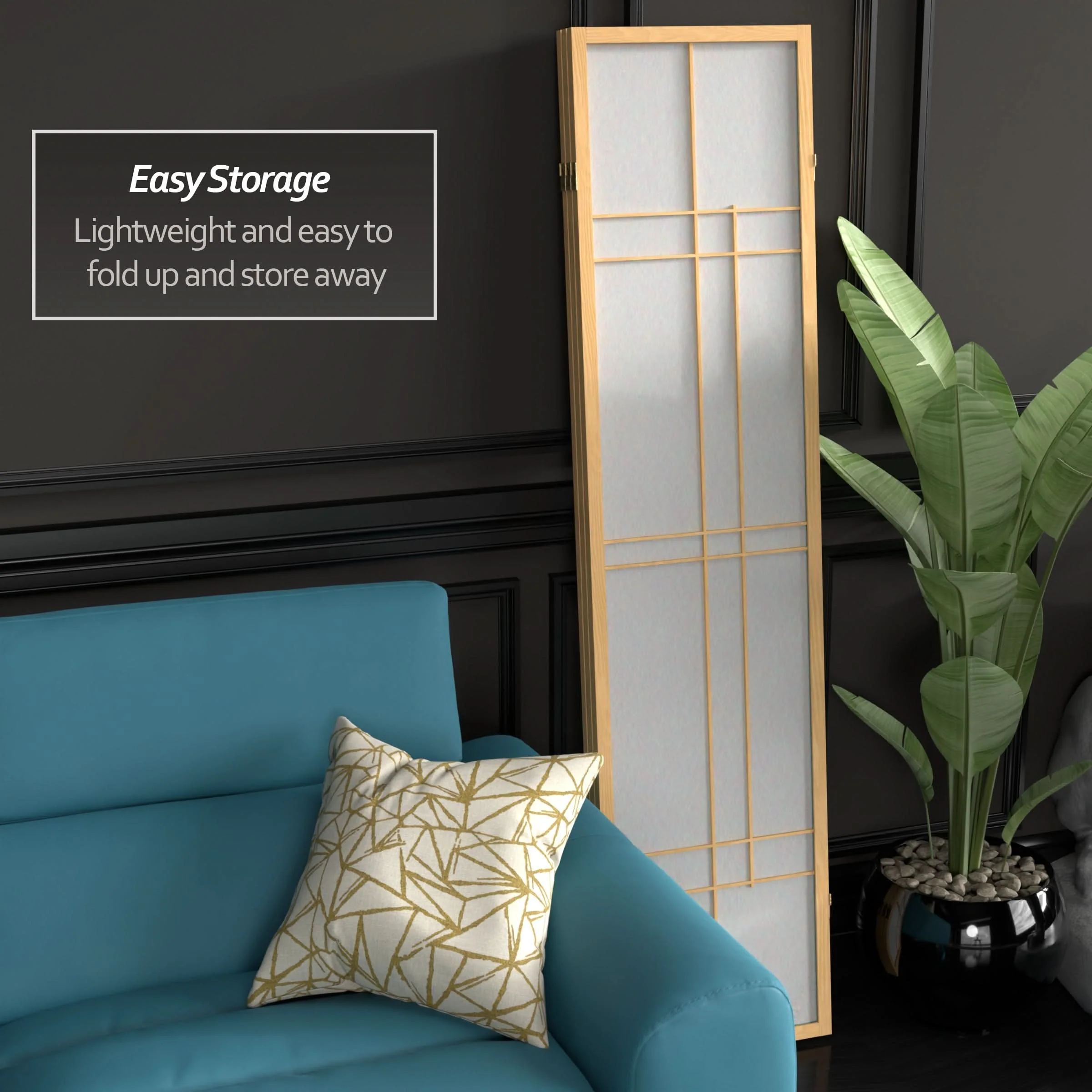6 ft. Tall Etudes Shoji Screen - Image 59