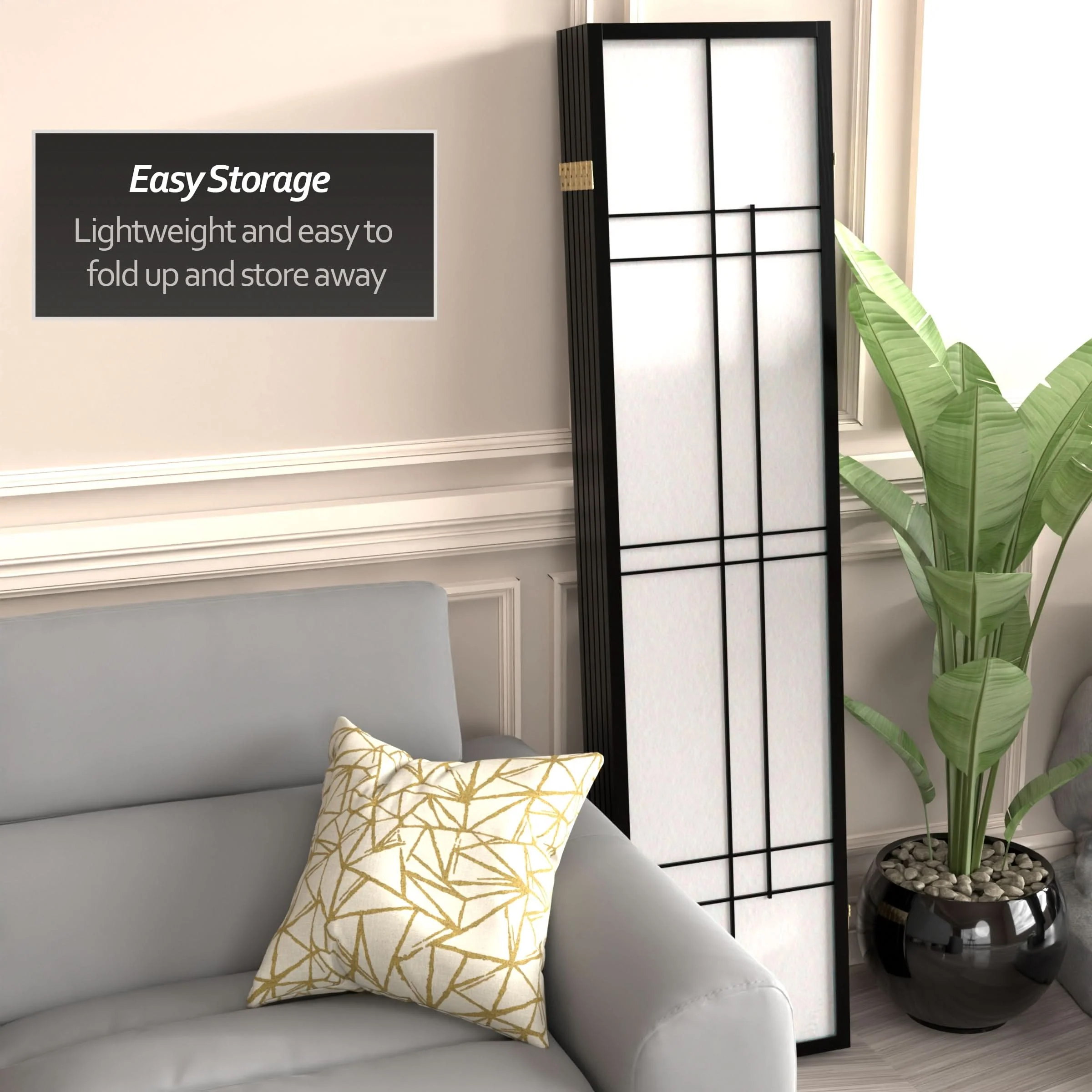 6 ft. Tall Etudes Shoji Screen - Image 68