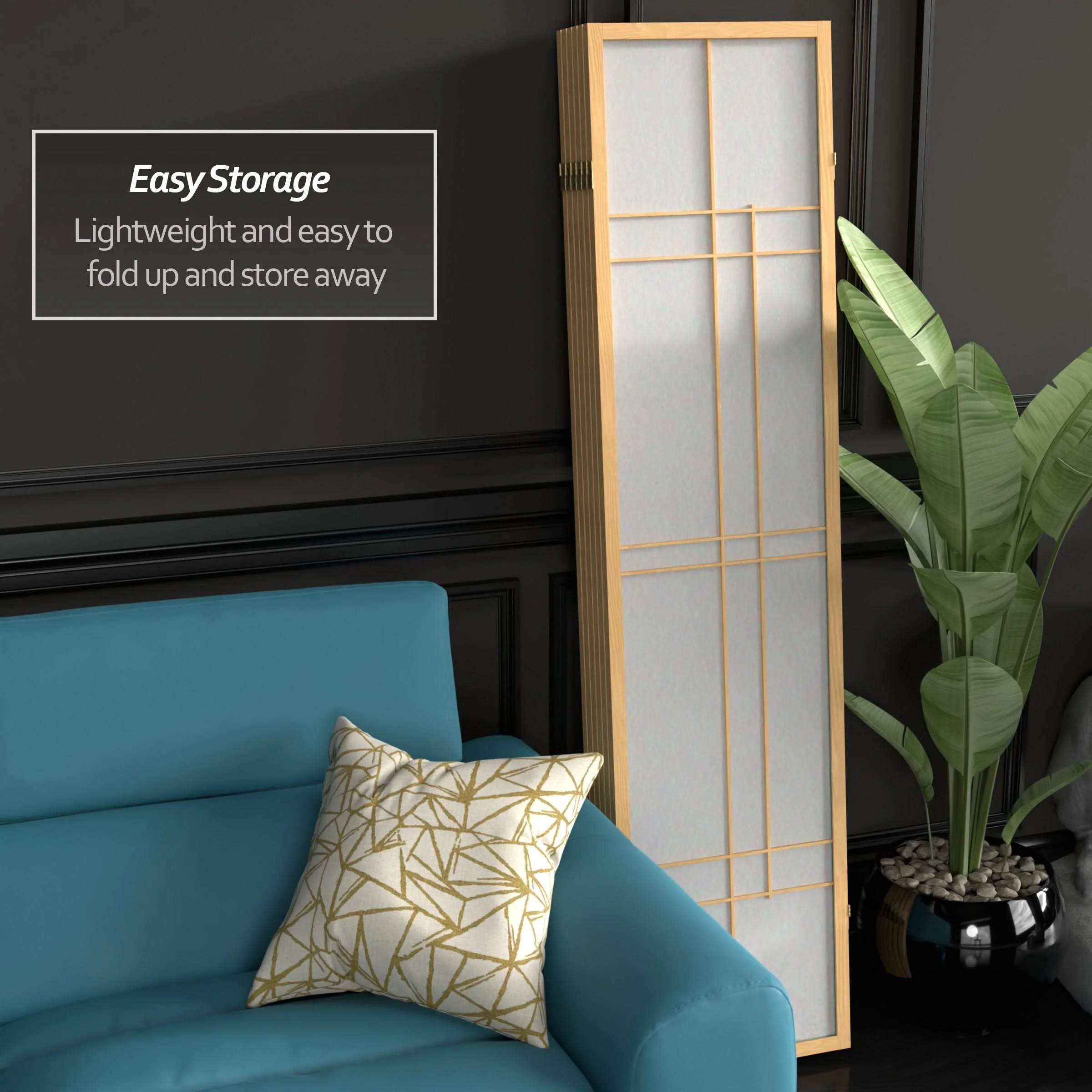 6 ft. Tall Etudes Shoji Screen - Image 69