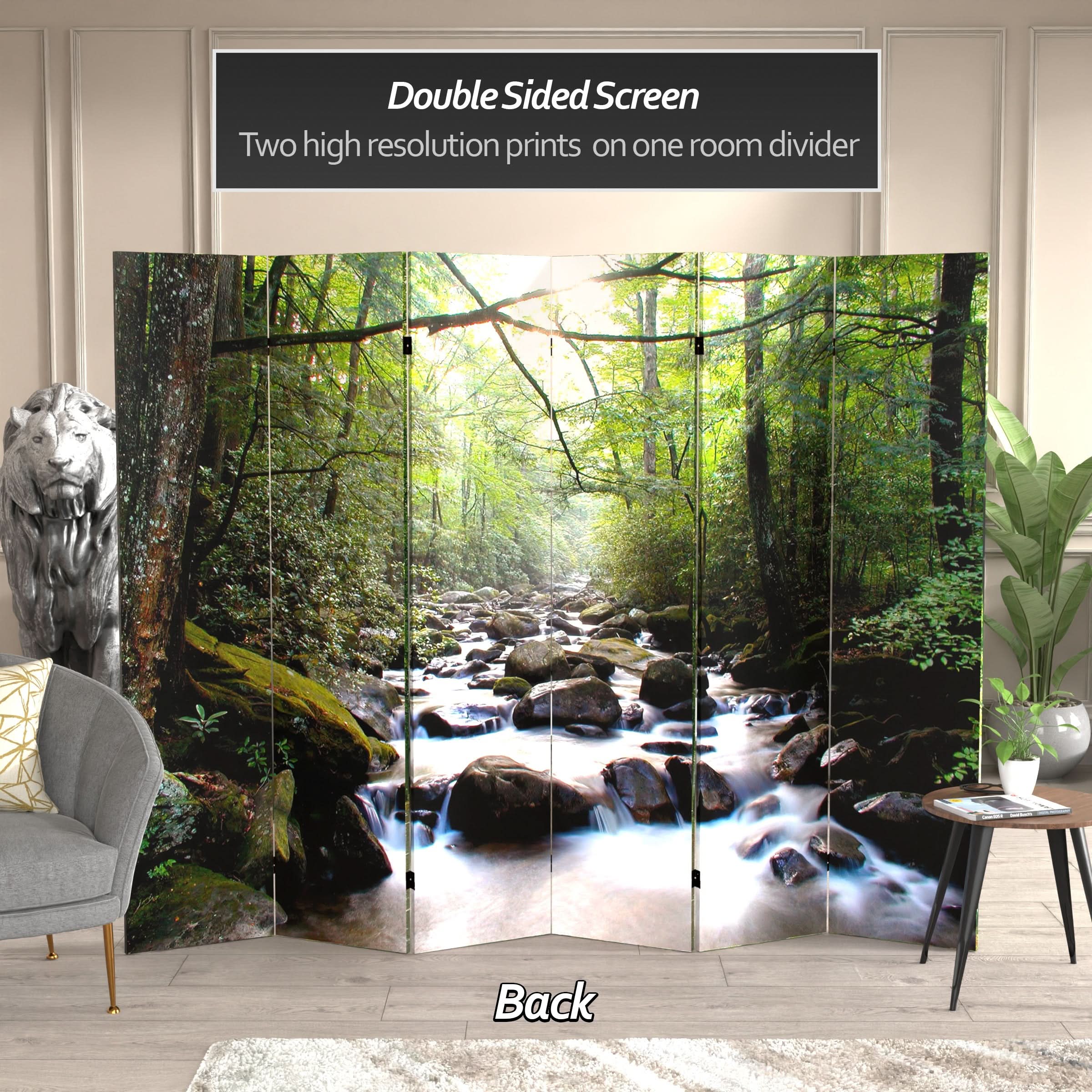 6 ft. Tall Path of Life Room Divider 6 Panel - Image 3