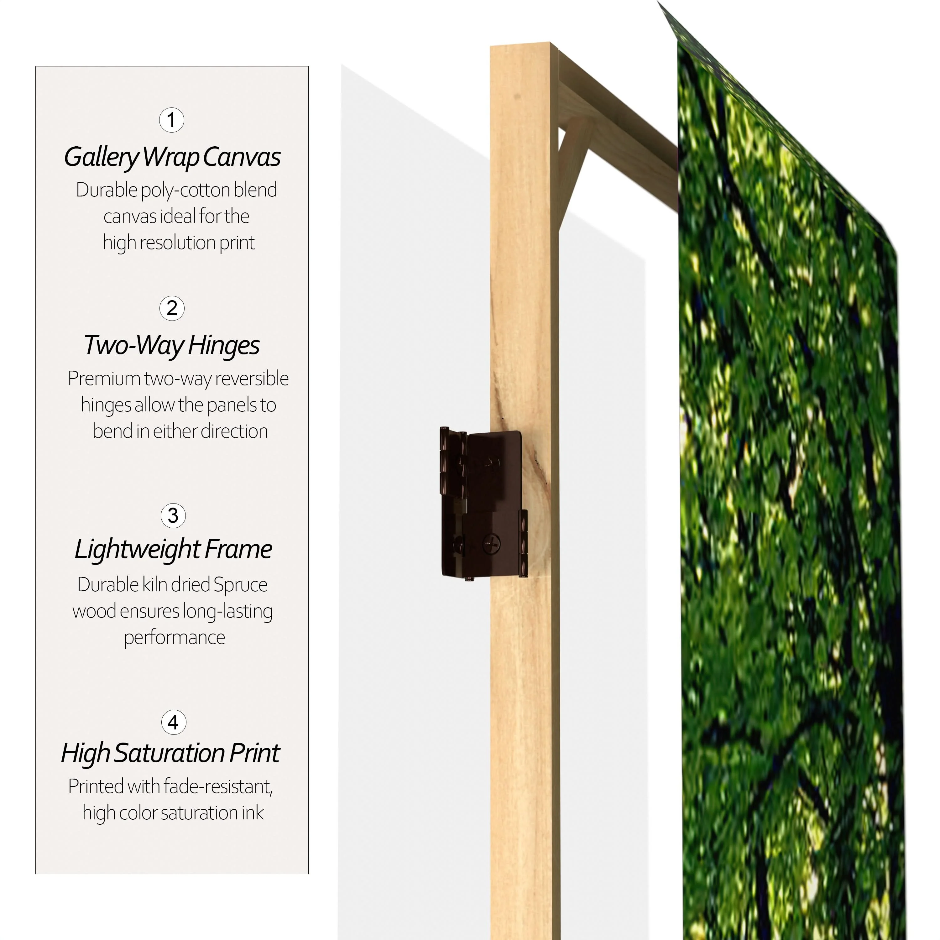 6 ft. Tall Path of Life Room Divider 6 Panel - Image 4