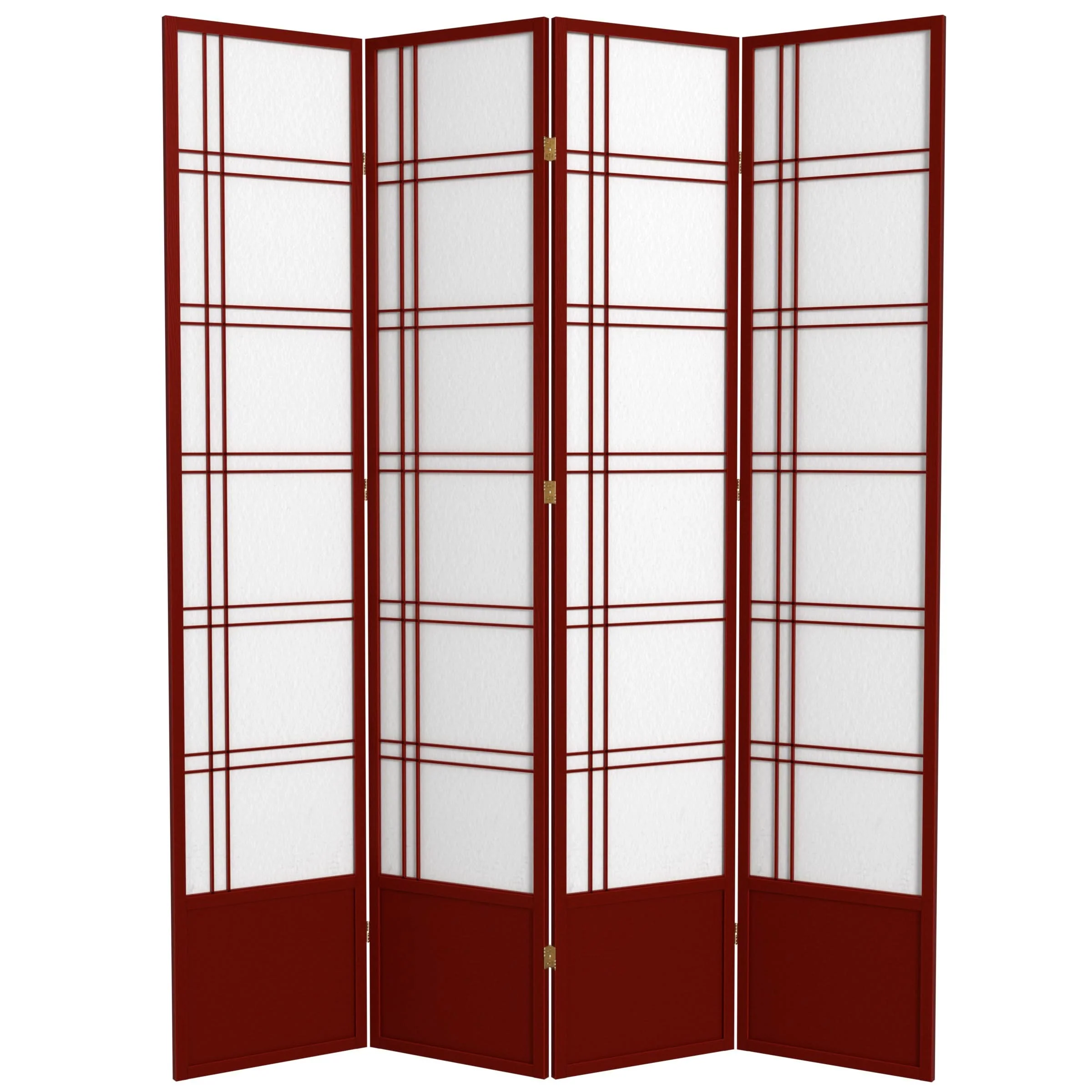 7 ft. Tall Double Cross Shoji Screen - Image 14