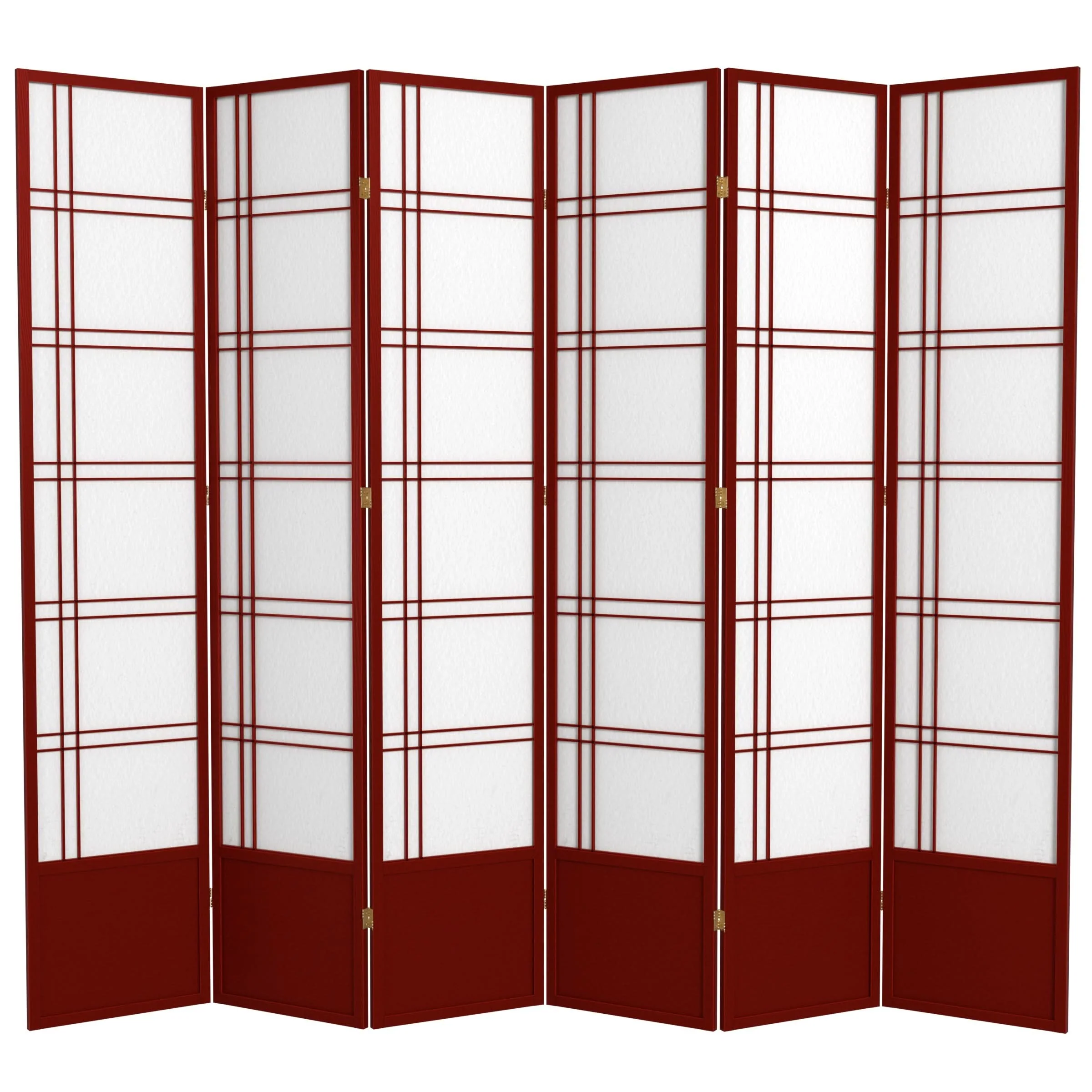 7 ft. Tall Double Cross Shoji Screen - Image 16