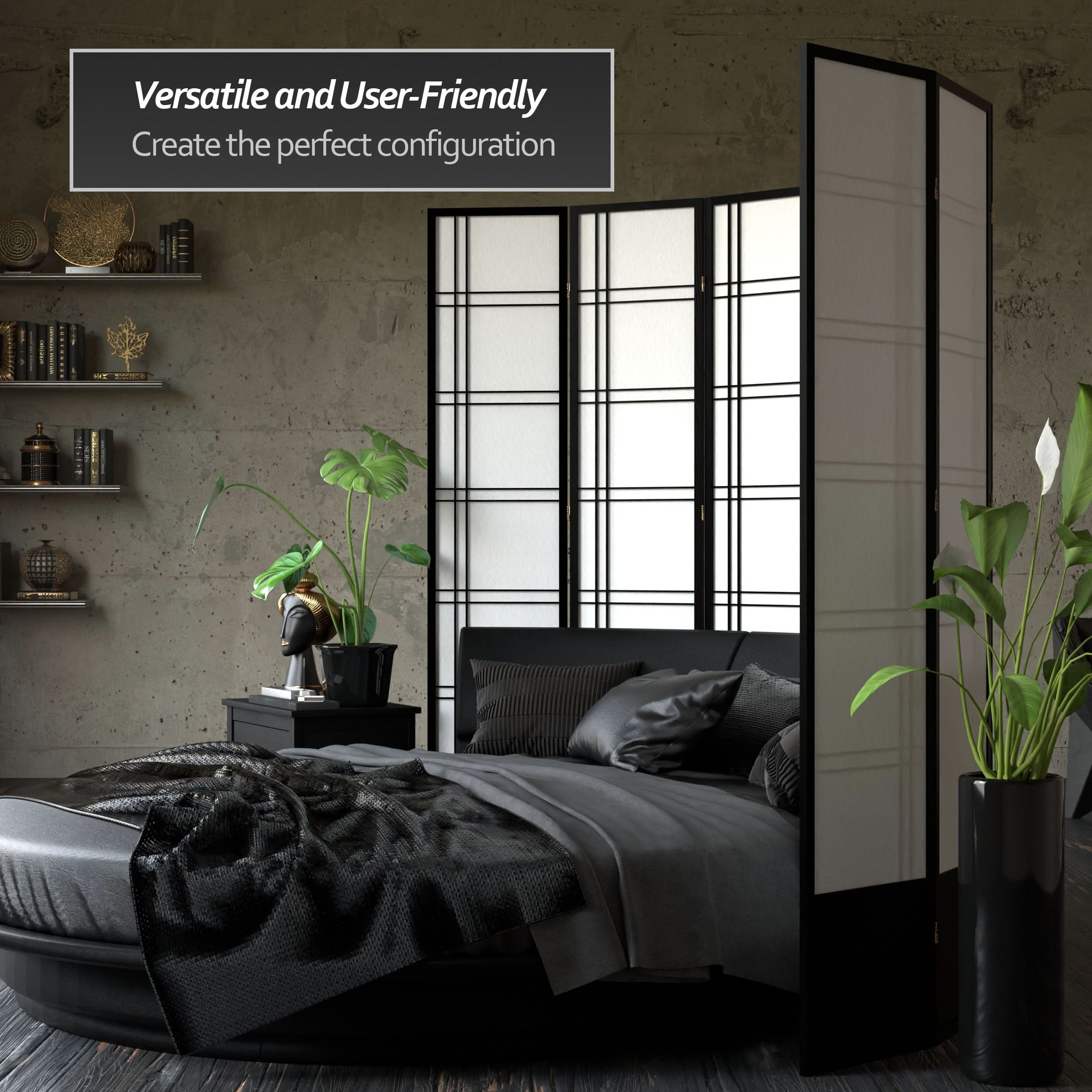 7 ft. Tall Double Cross Shoji Screen - Image 51