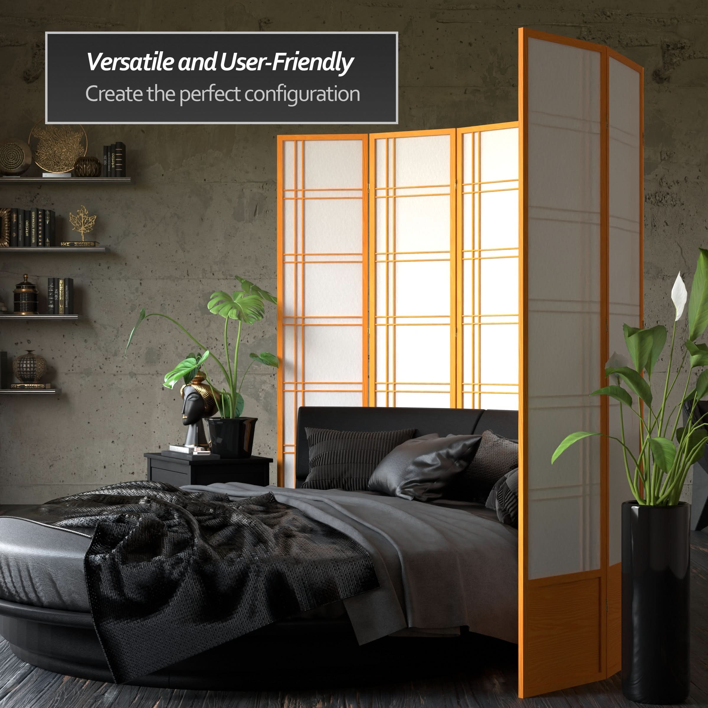7 ft. Tall Double Cross Shoji Screen - Image 55