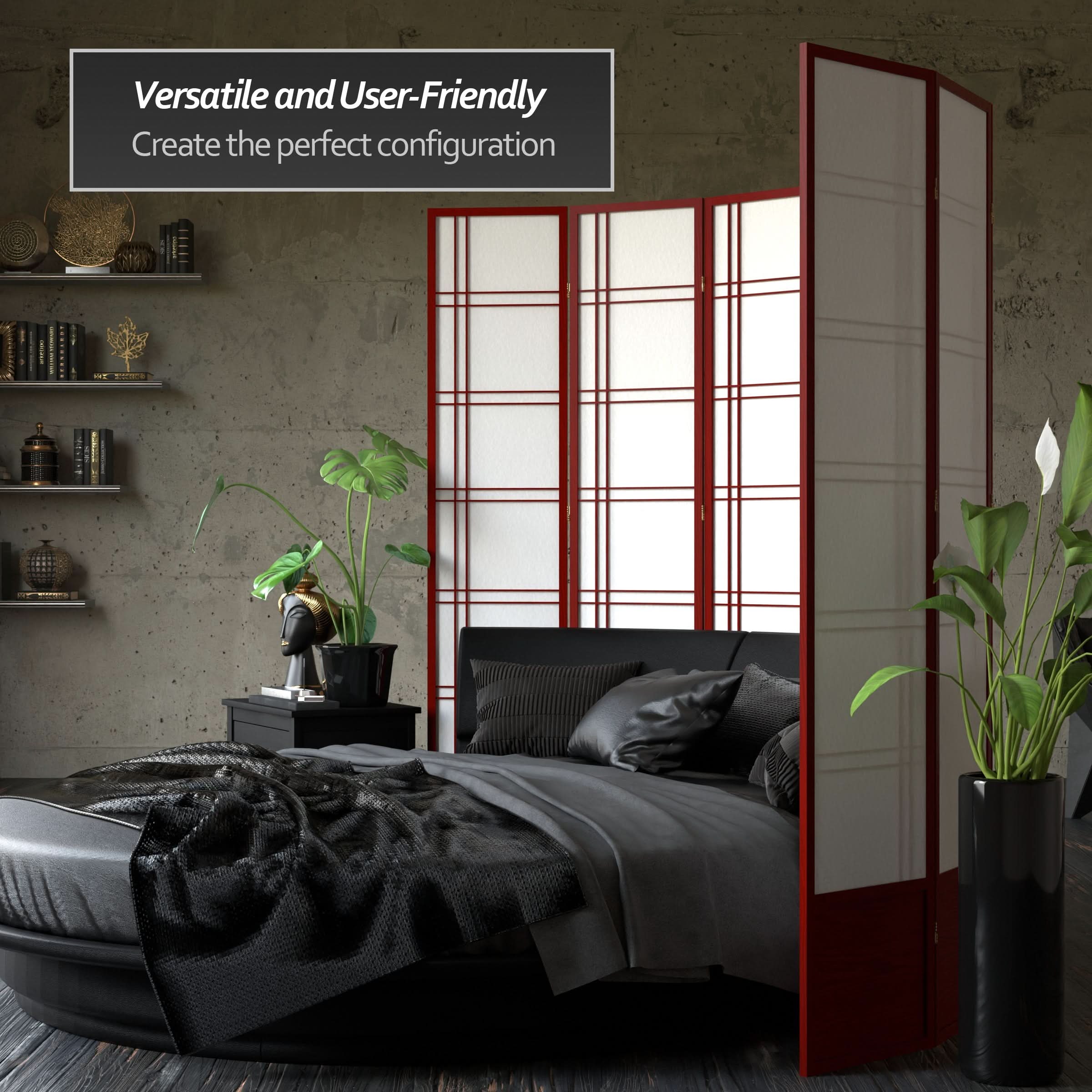 7 ft. Tall Double Cross Shoji Screen - Image 62