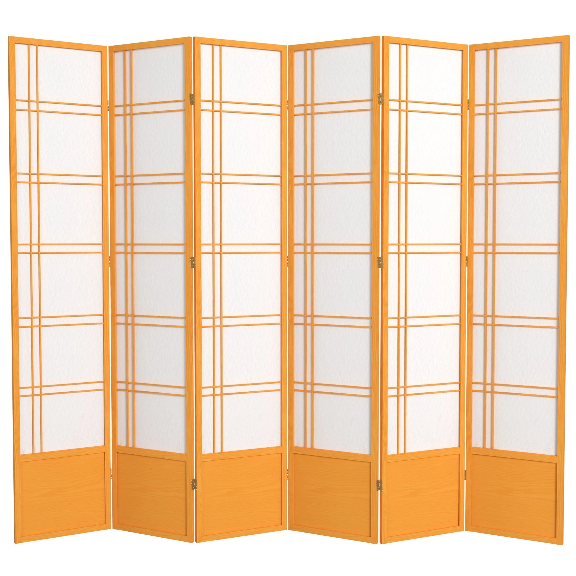 7 ft. Tall Double Cross Shoji Screen - Image 8