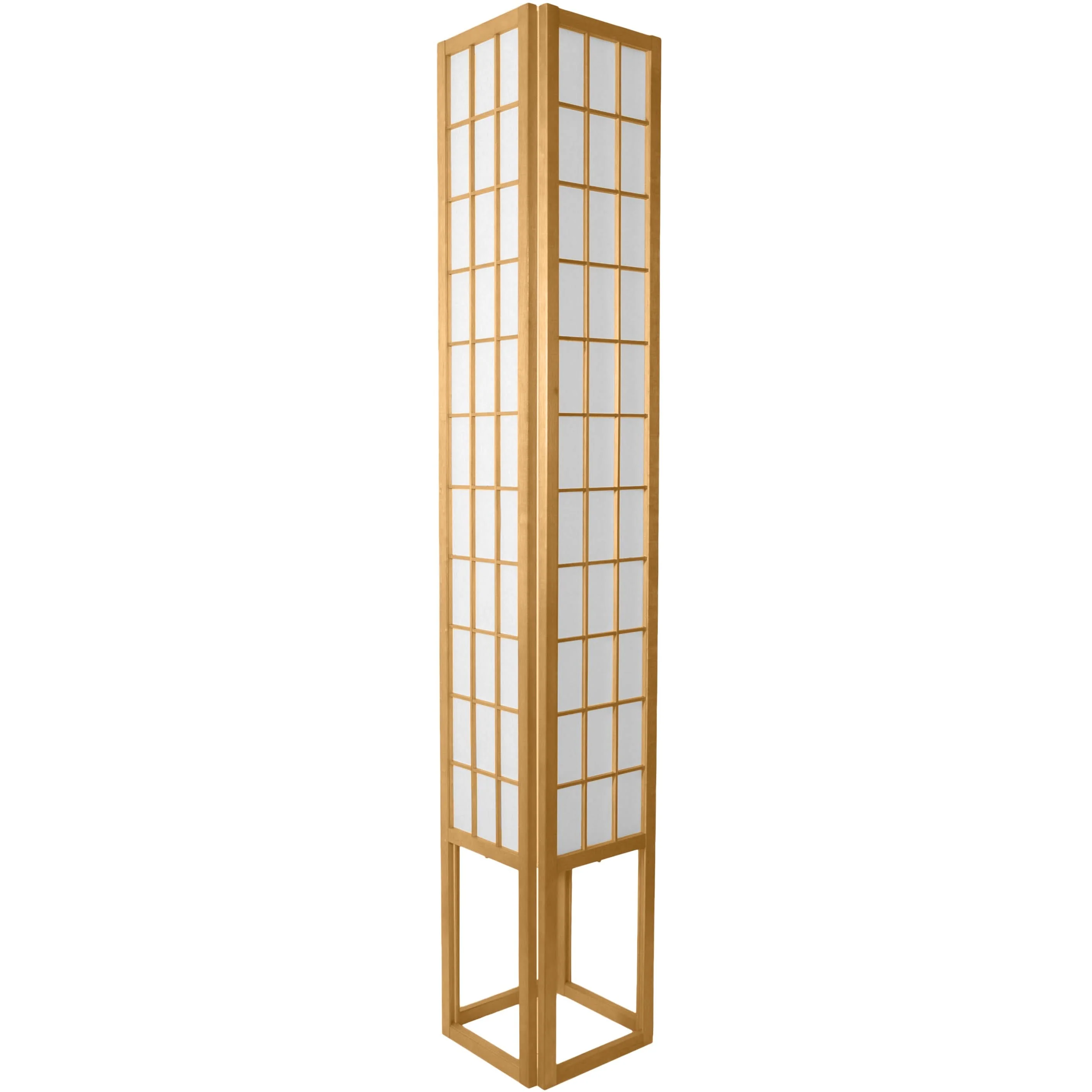 72" Window Pane Shoji Lamp - Image 3