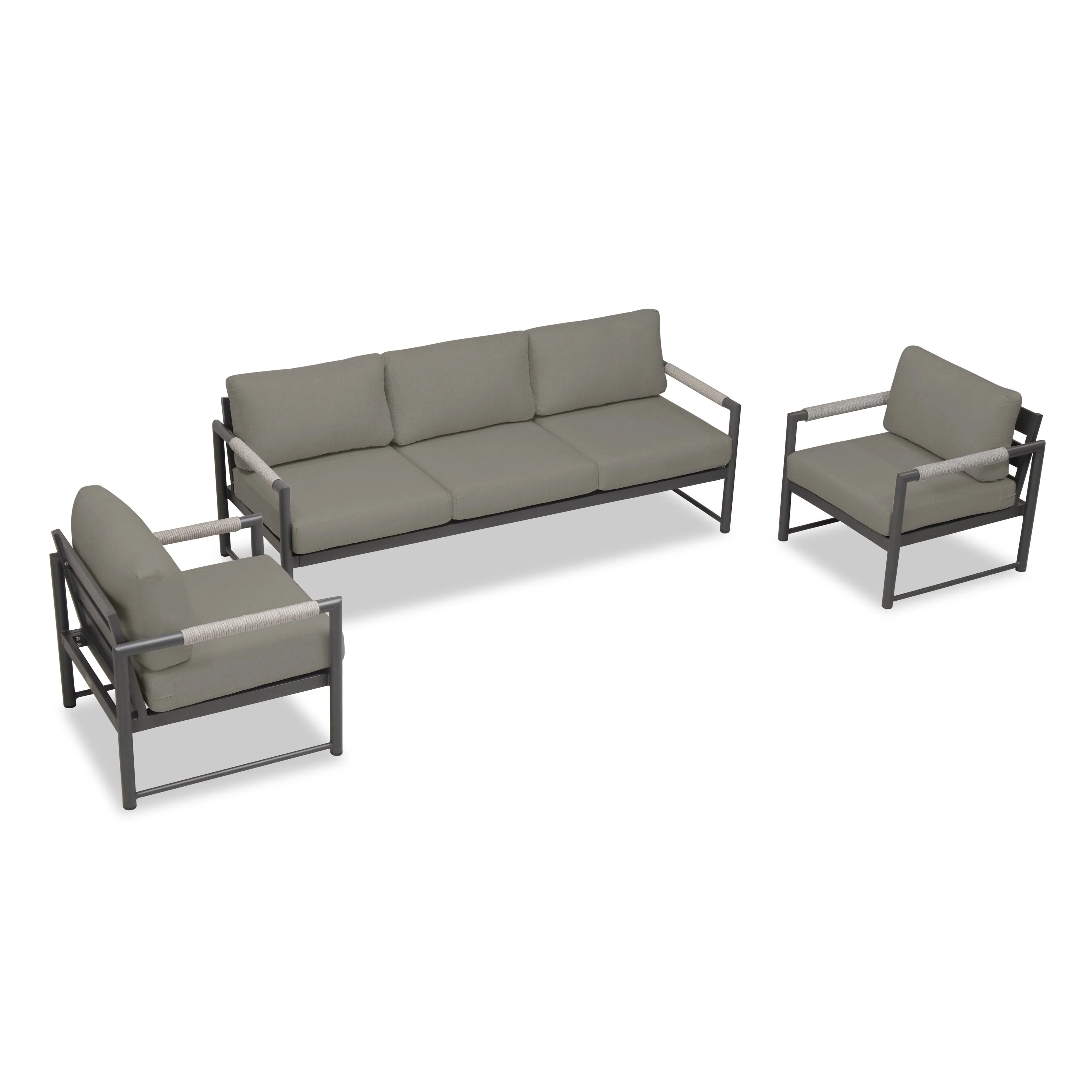 Alto 3 Piece Sofa Club Chair Set - Image 25
