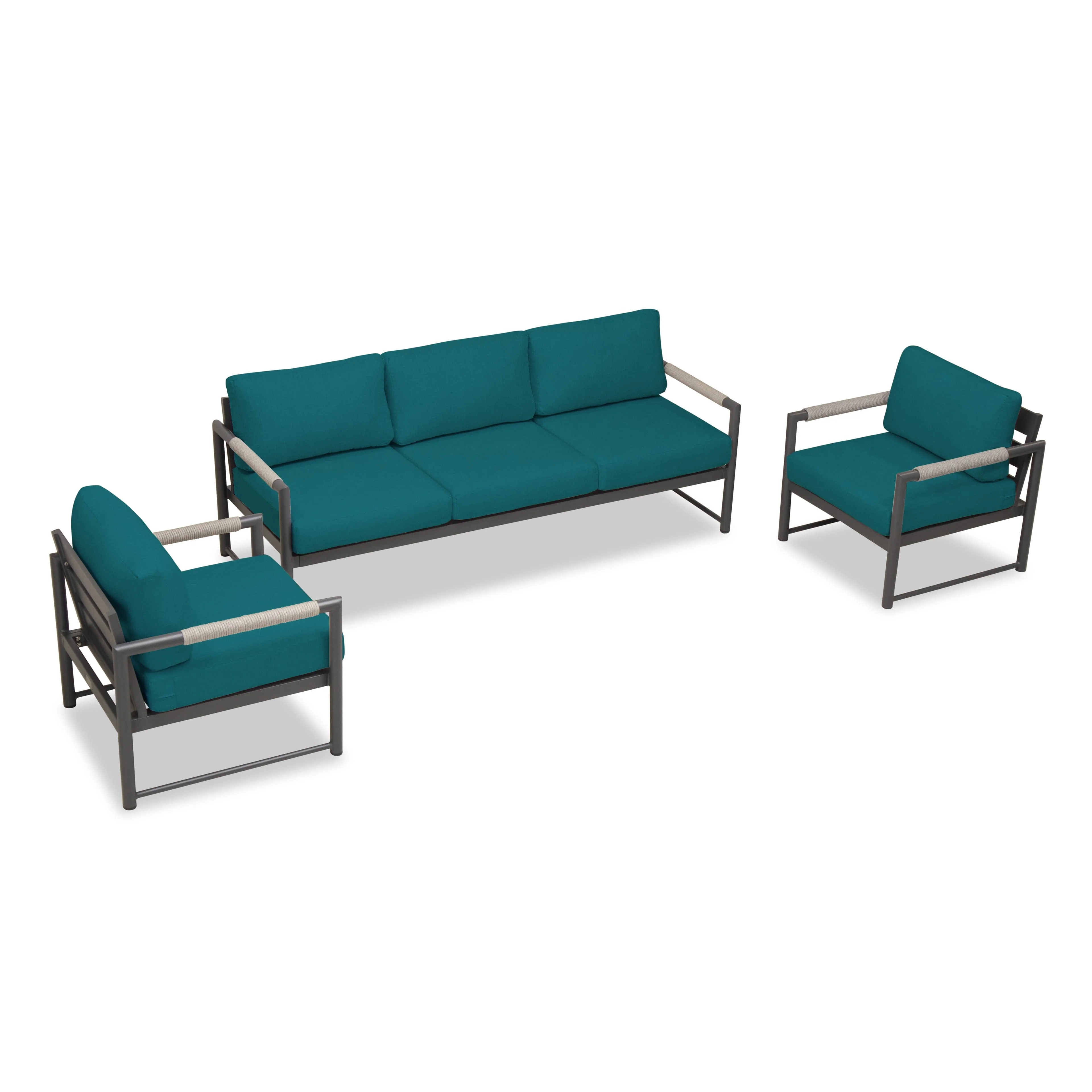 Alto 3 Piece Sofa Club Chair Set - Image 32