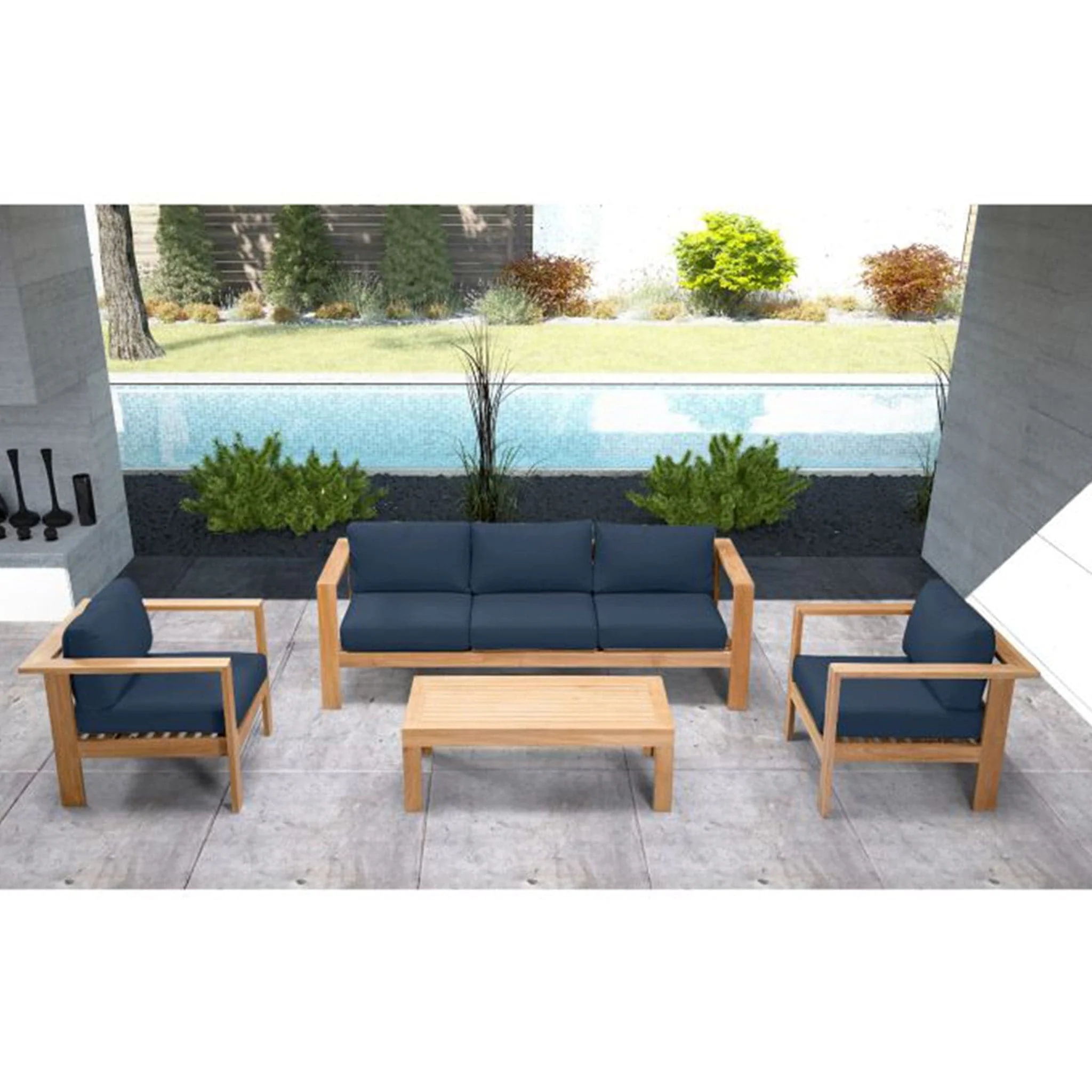 Ando 4 Piece Club Chair Set - Image 11