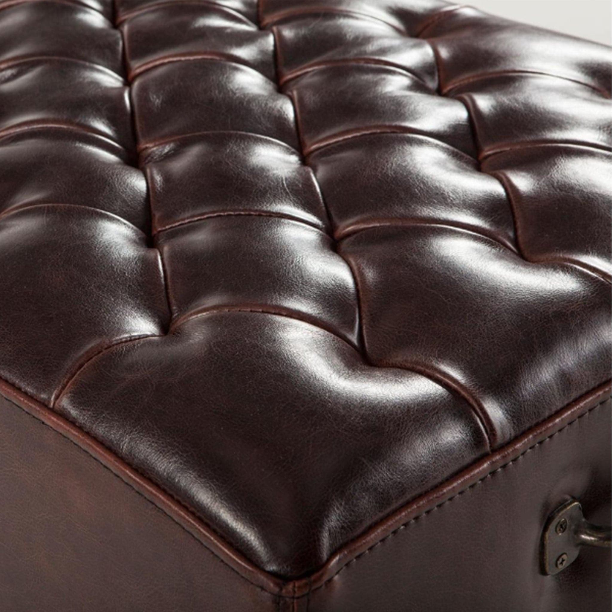 Arabella Bicast Leather Bench - Image 6