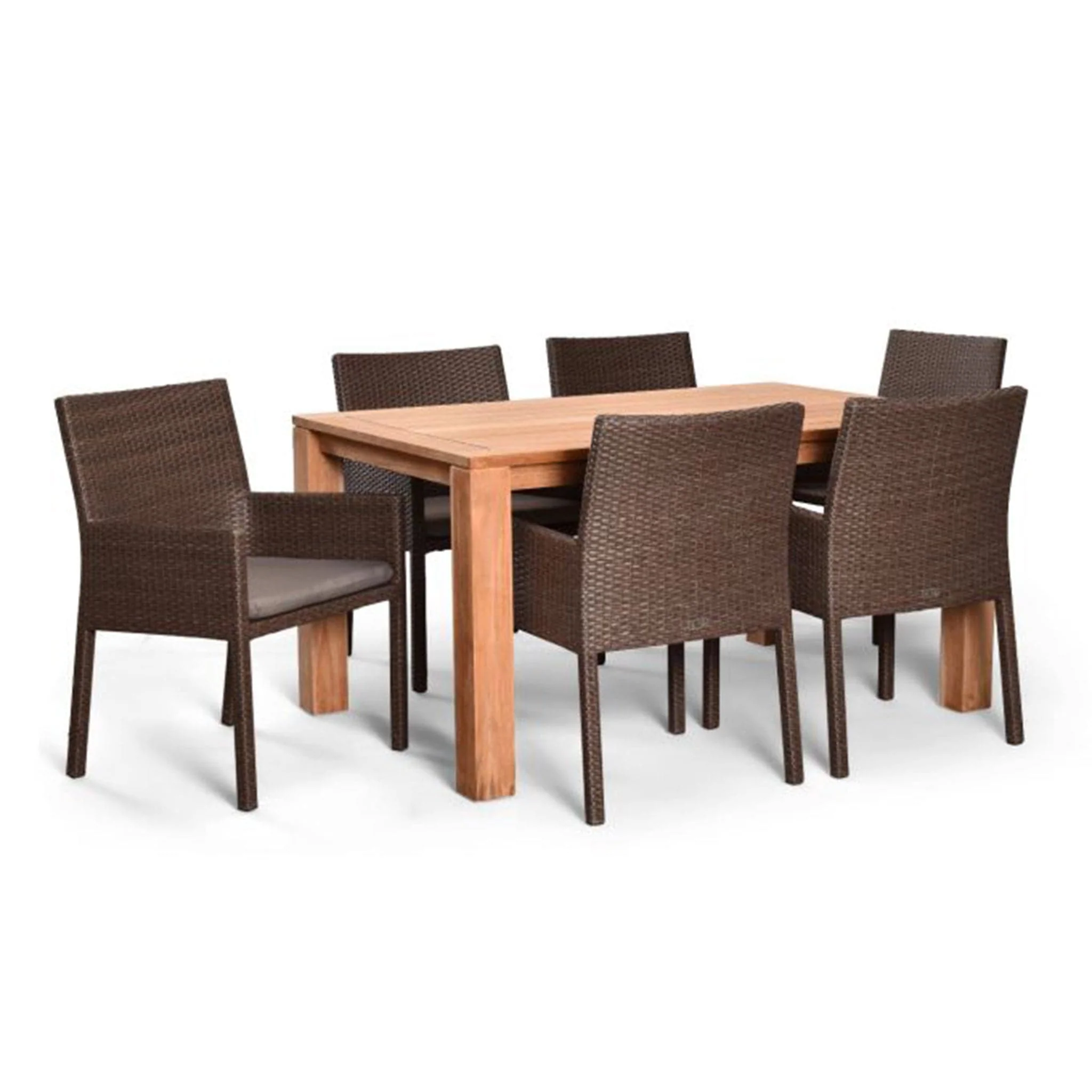 Arden Teak 7 Piece Dining Set - Image 3