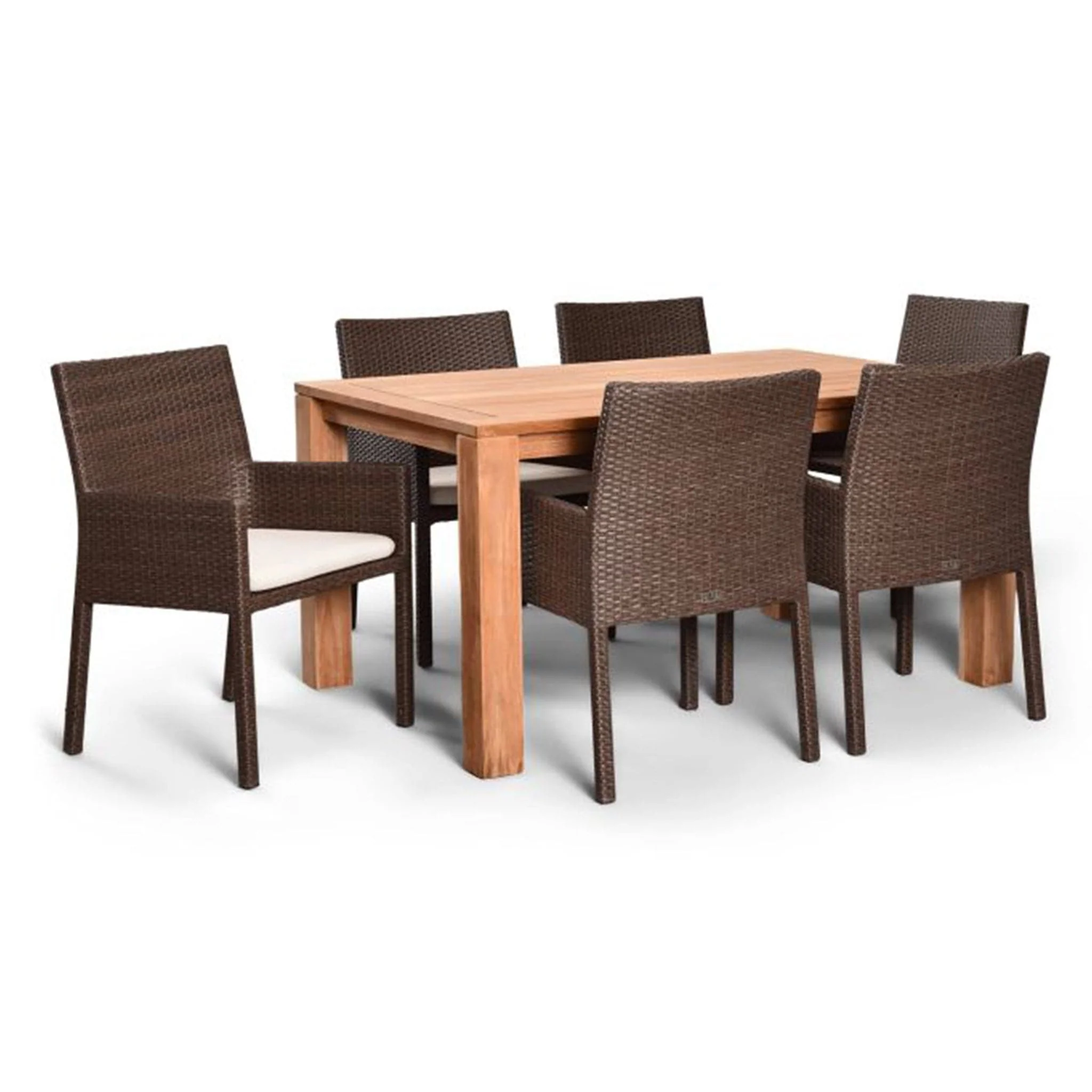 Arden Teak 7 Piece Dining Set - Image 6