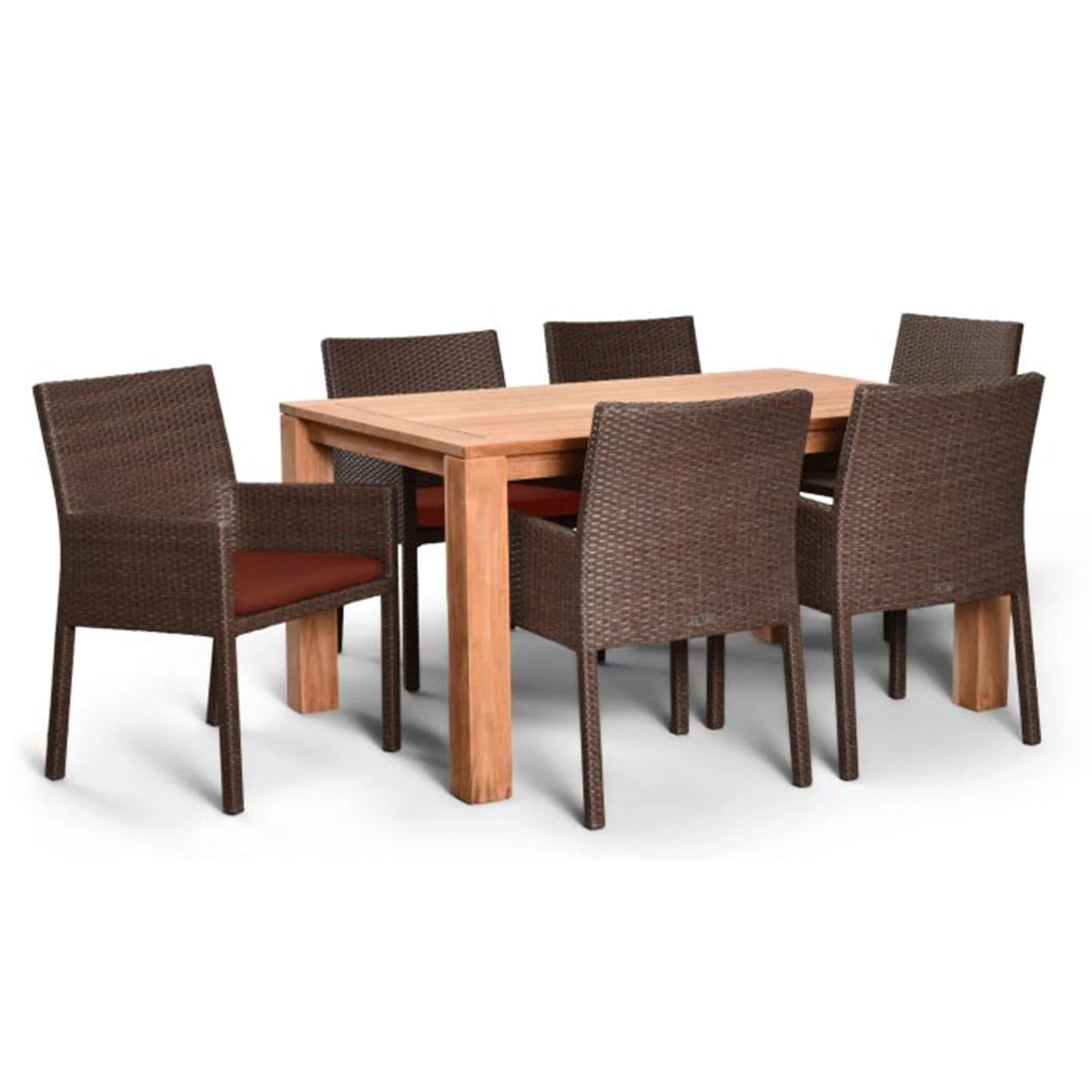 Arden Teak 7 Piece Dining Set - Image 8