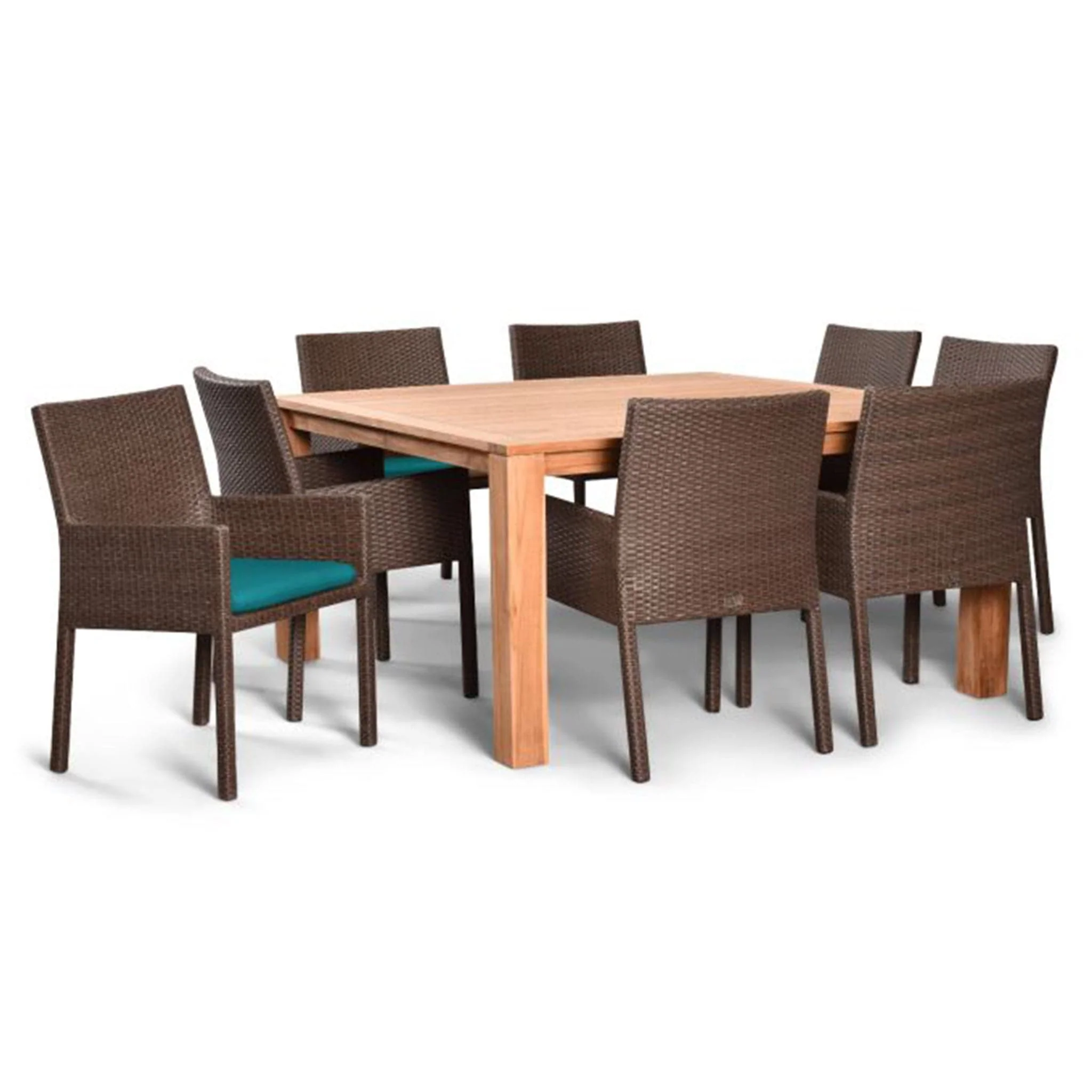 Arden Teak 9 Piece Square Dining Set - Image 9