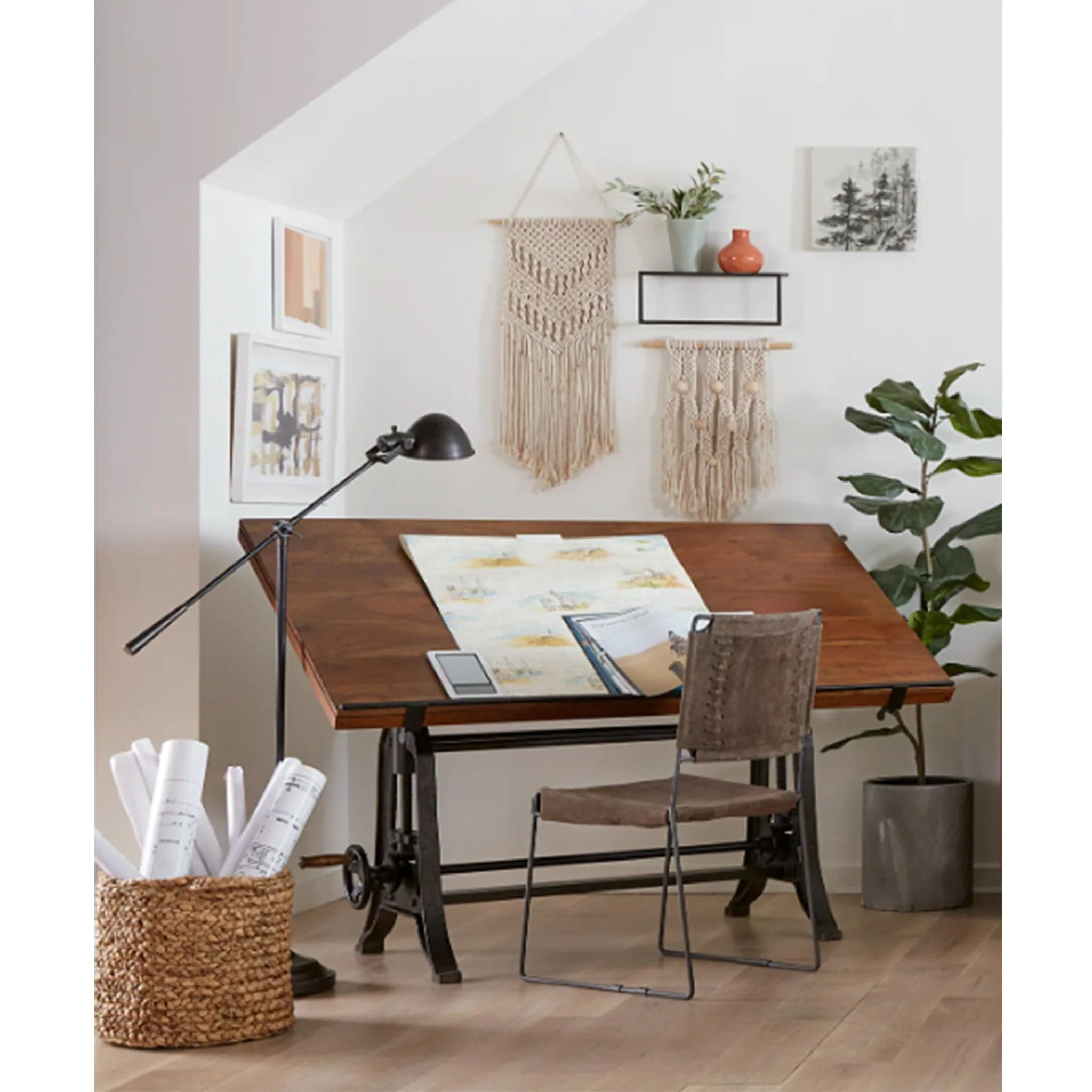 Artezia Drafting Desk with Adjustable Crank - Image 3